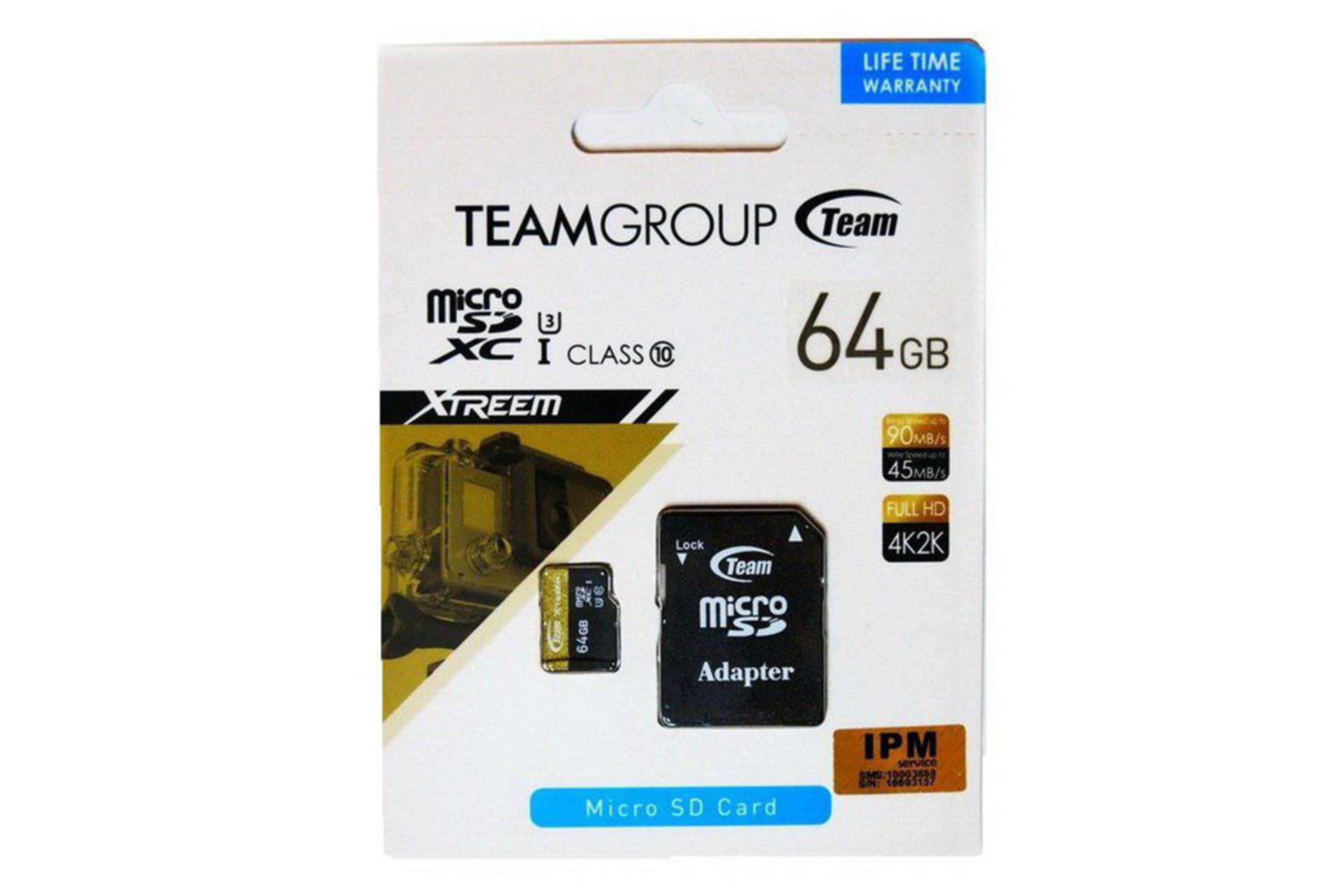 Team Group microSDXC Class 10 UHS-I U3 64GB