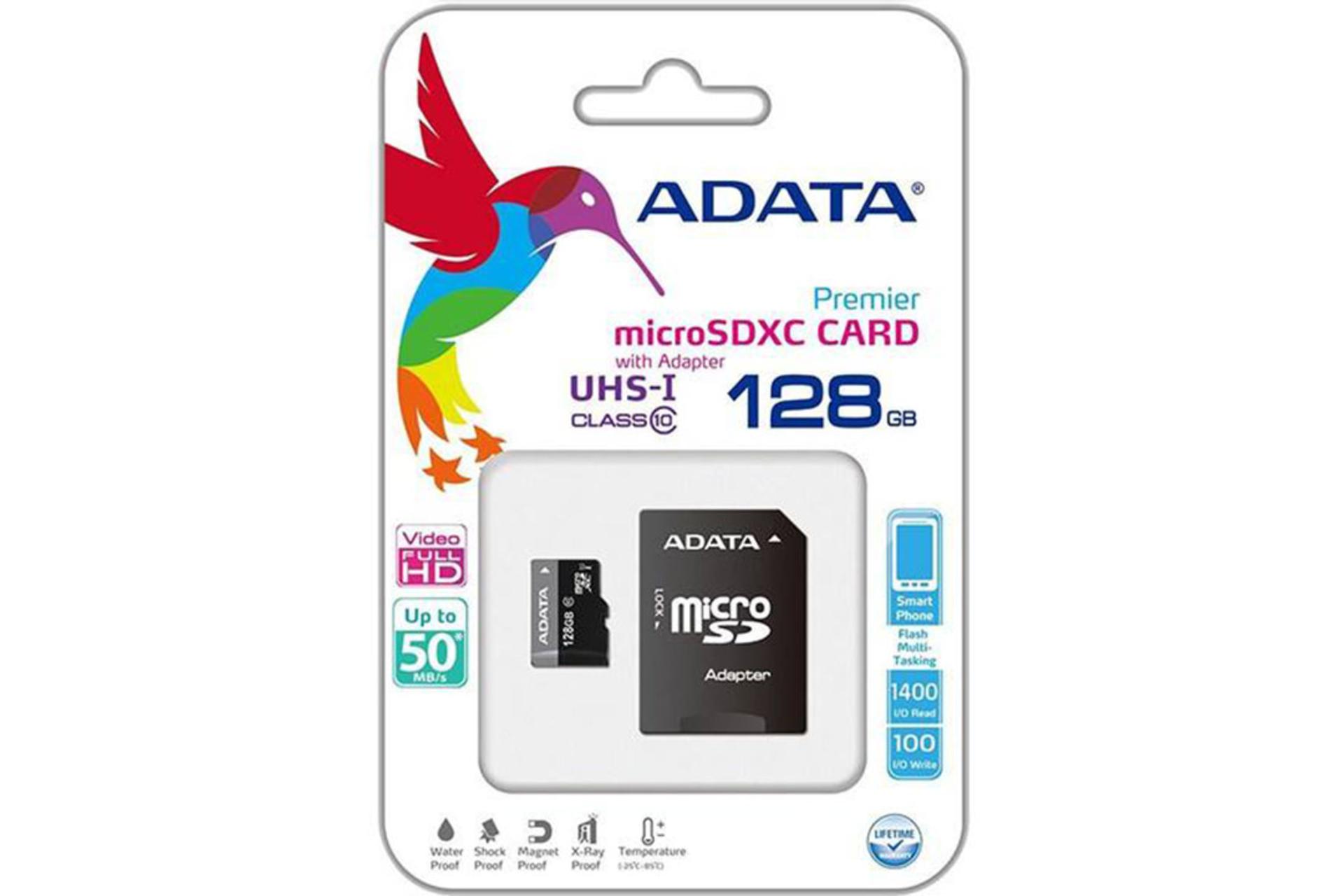 ADATA Premier microSDXC Class 10 UHS-I U1 128GB