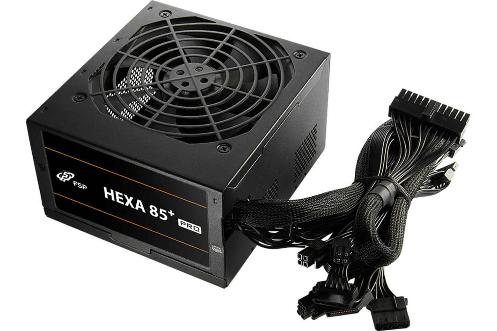 پاور کامپیوتر اف اس پی HEXA+ PRO با توان 550 وات نمای جانبی