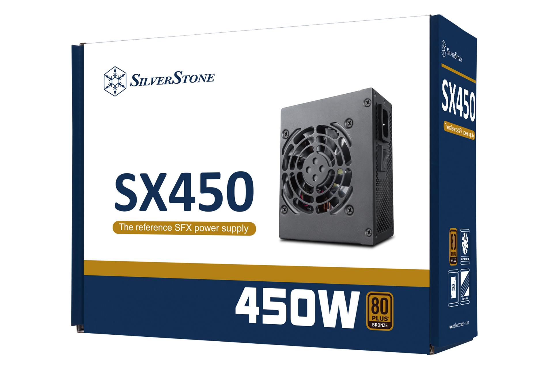 جعبه پاور کامپیوتر سیلور استون SX450-B با توان 450 وات