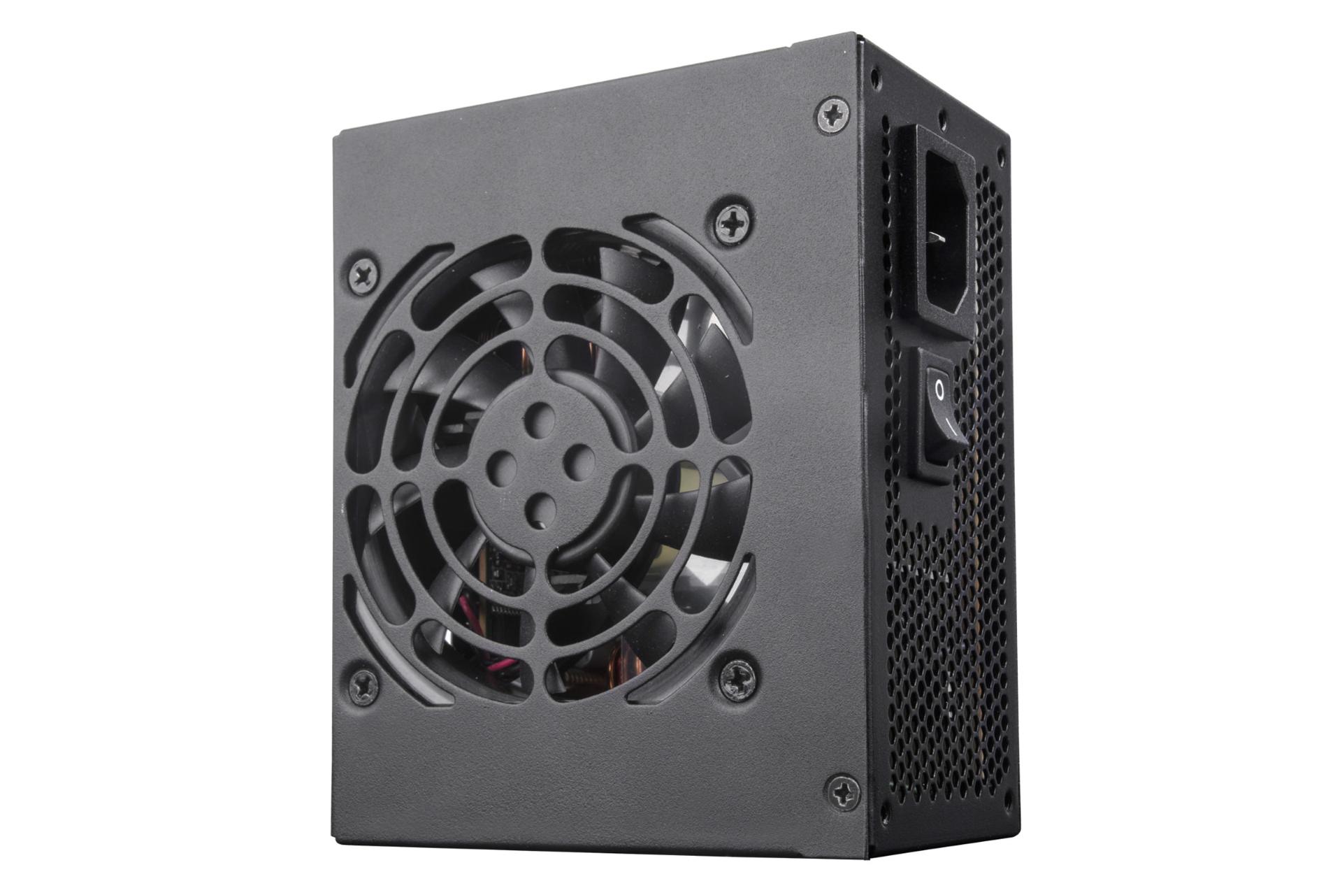 نمای ایستاده پاور کامپیوتر سیلور استون SX450-B با توان 450 وات