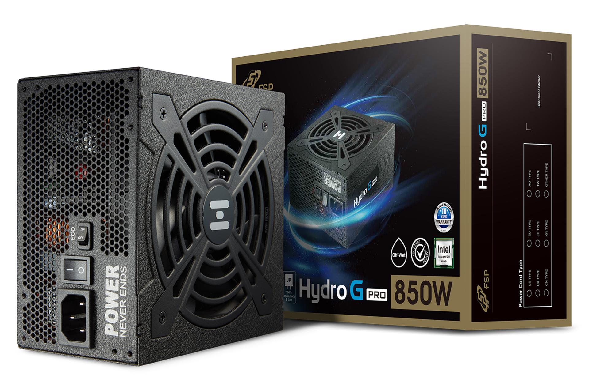 جعبه پاور کامپیوتر اف اس پی HYDRO G PRO با توان 850 وات