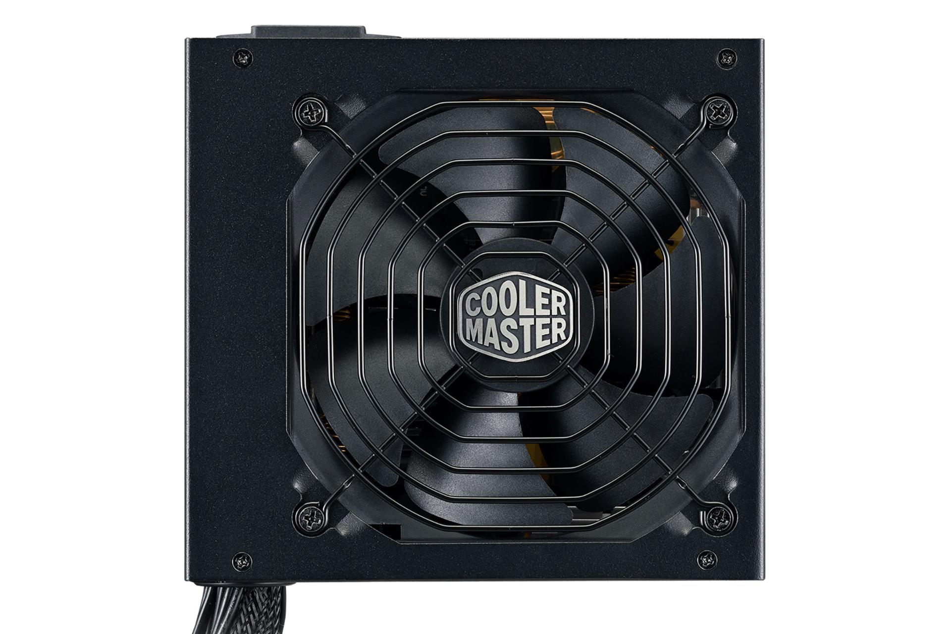 نمای فن پاور کامپیوتر کولر مستر MWE Gold 650 V2 با توان 650 وات