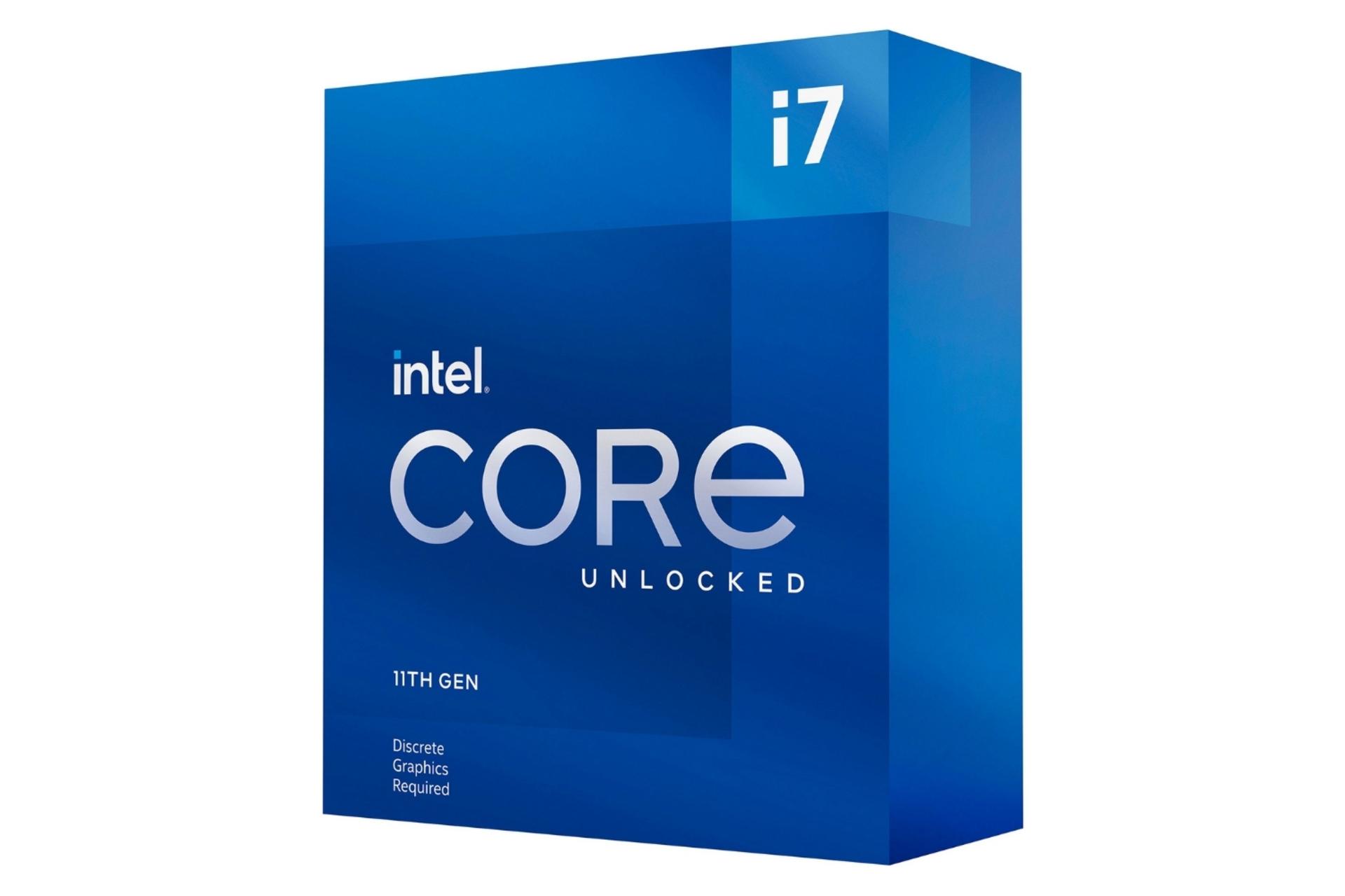 جعبه پردازنده نسل یازده Intel Core i7-11700KF