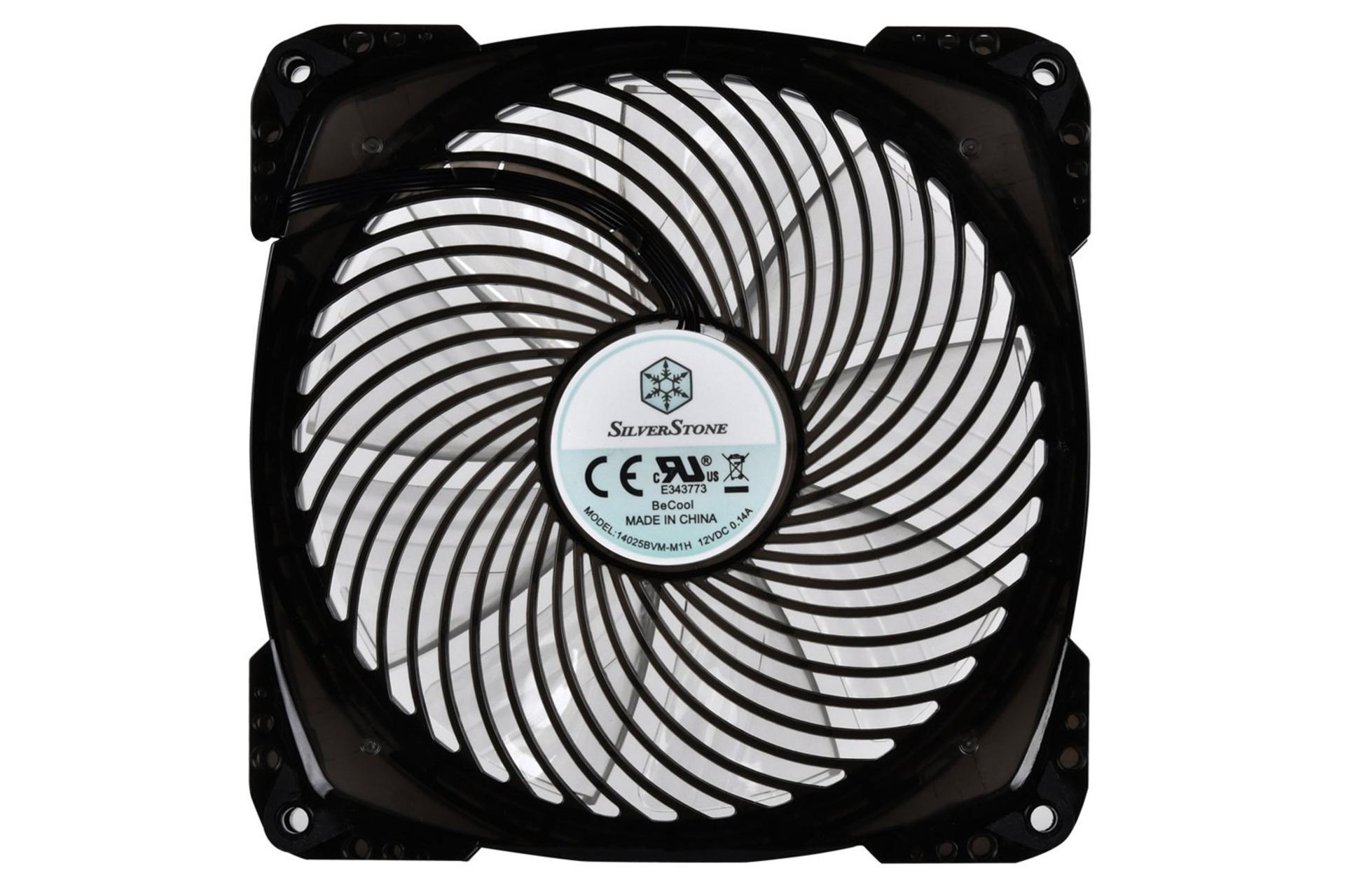 نمای پشت فن کیس سیلور استون AP142-ARGB