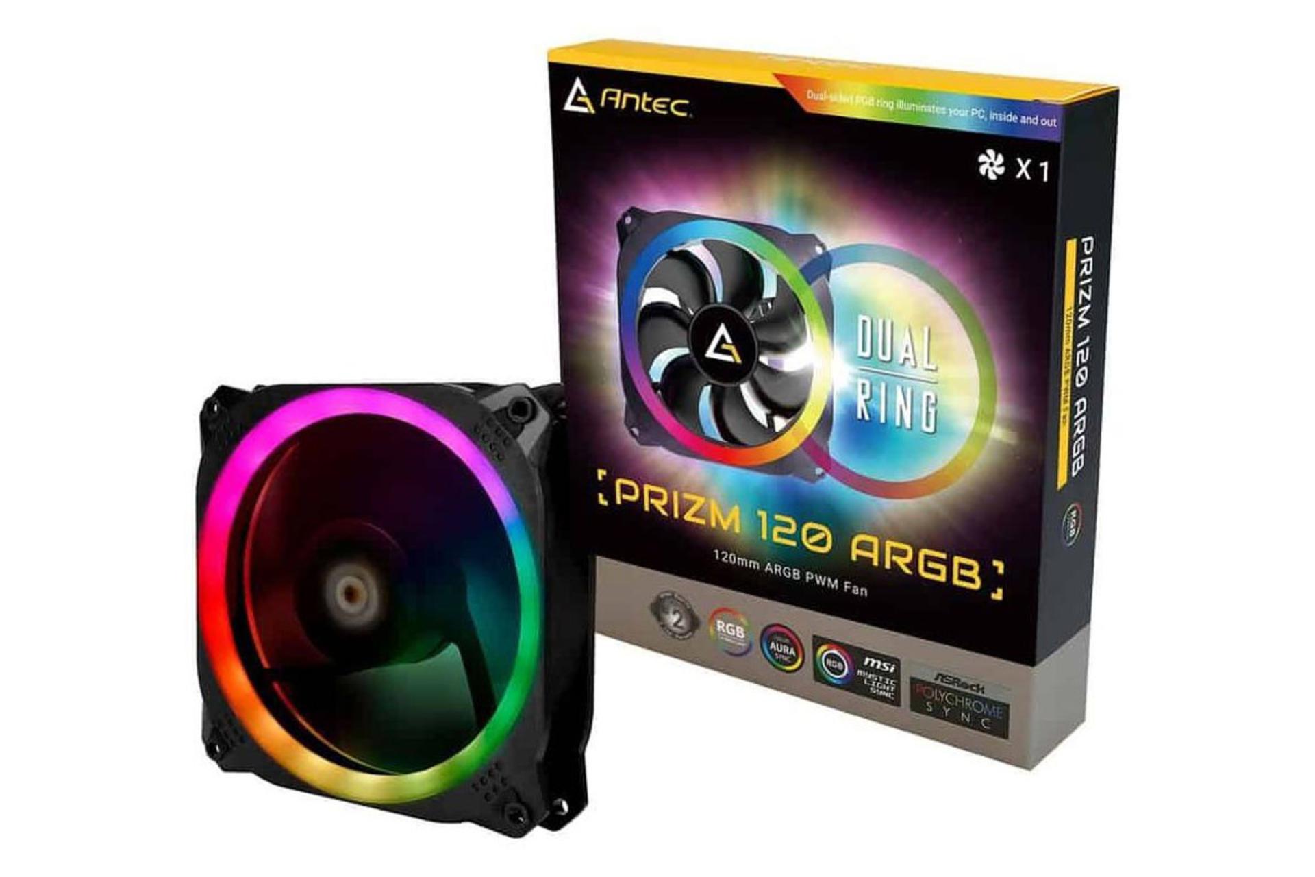 جعبه فن کیس انتک Prizm 120 ARGB