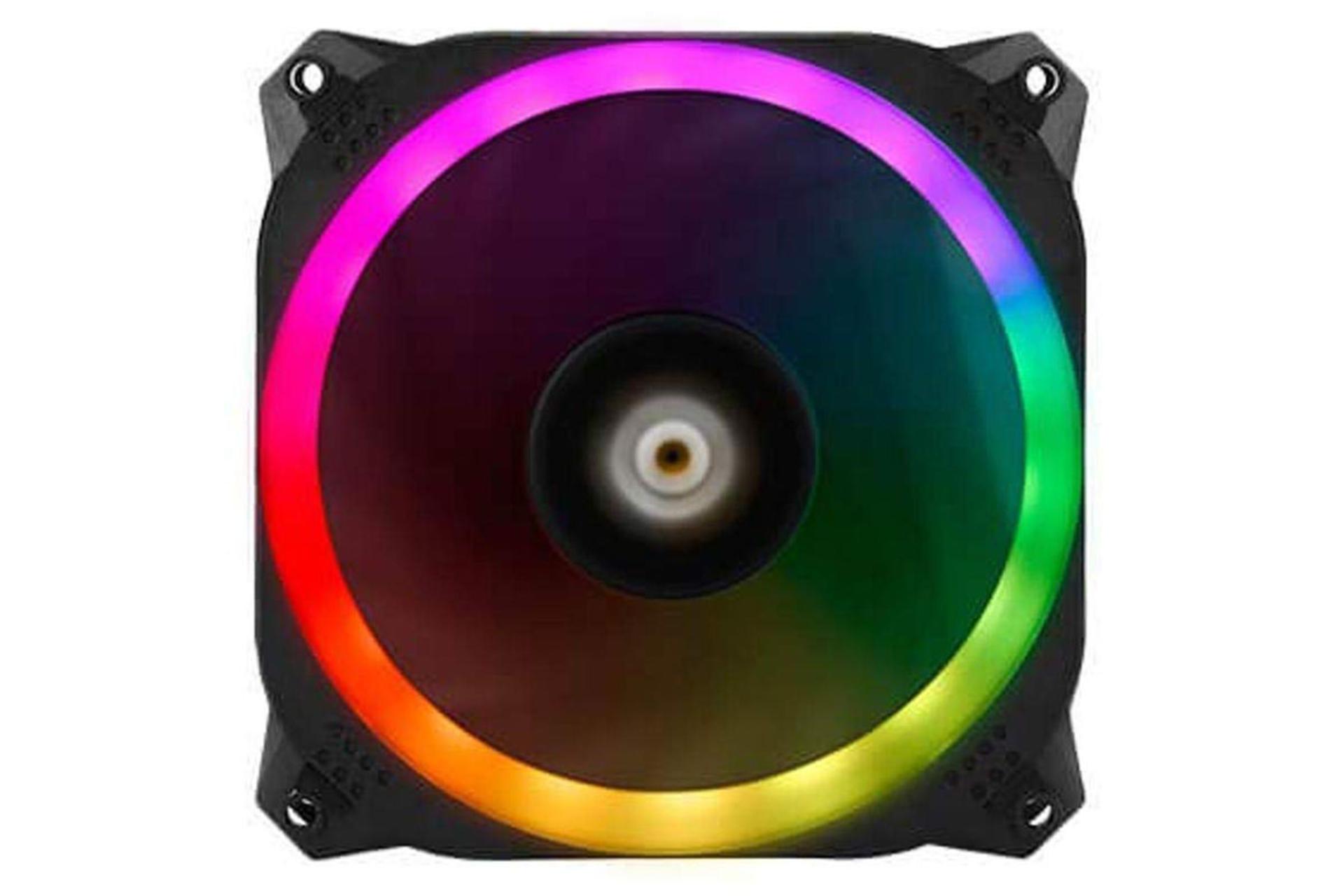 نمای روبرو فن کیس انتک Prizm 120 ARGB