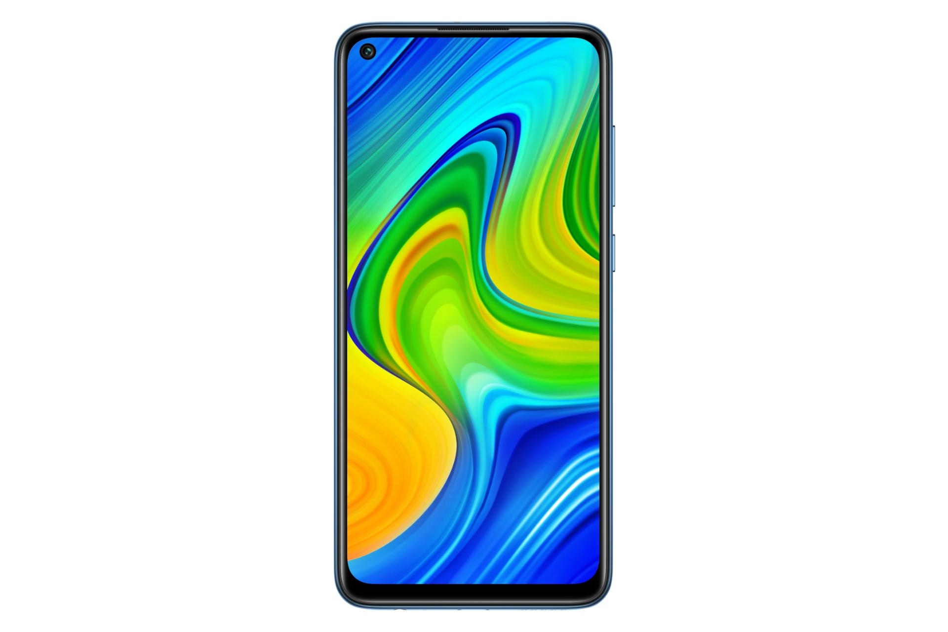 نمای روبرو گوشی موبایل ردمی نوت 9 شیائومی Xiaomi Redmi Note 9 بنفش تیره