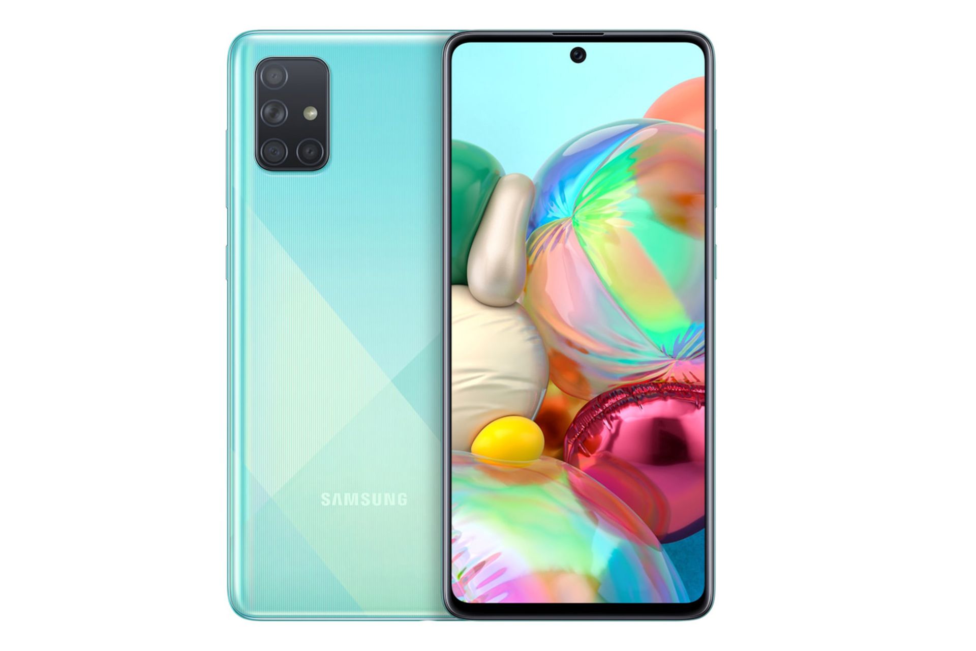 گلکسی ای 71 سامسونگ - نمای جلو و عقب دوربین ها / Samsung Galaxy A71