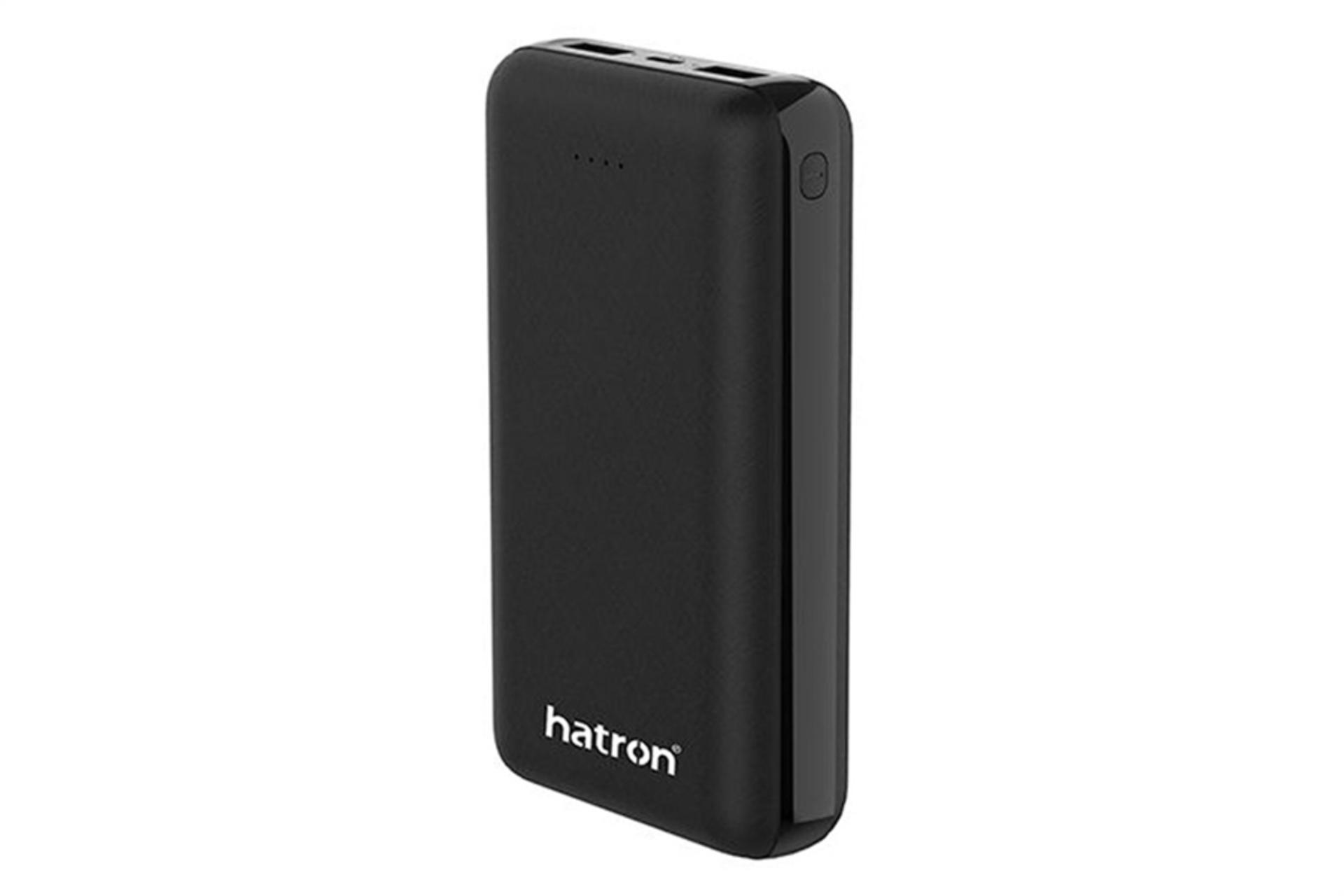 پاور بانک هترون HPB2063 با ظرفیت 20000 میلی‌آمپر ساعت Hatron HPB2063 20000mAh مشکی