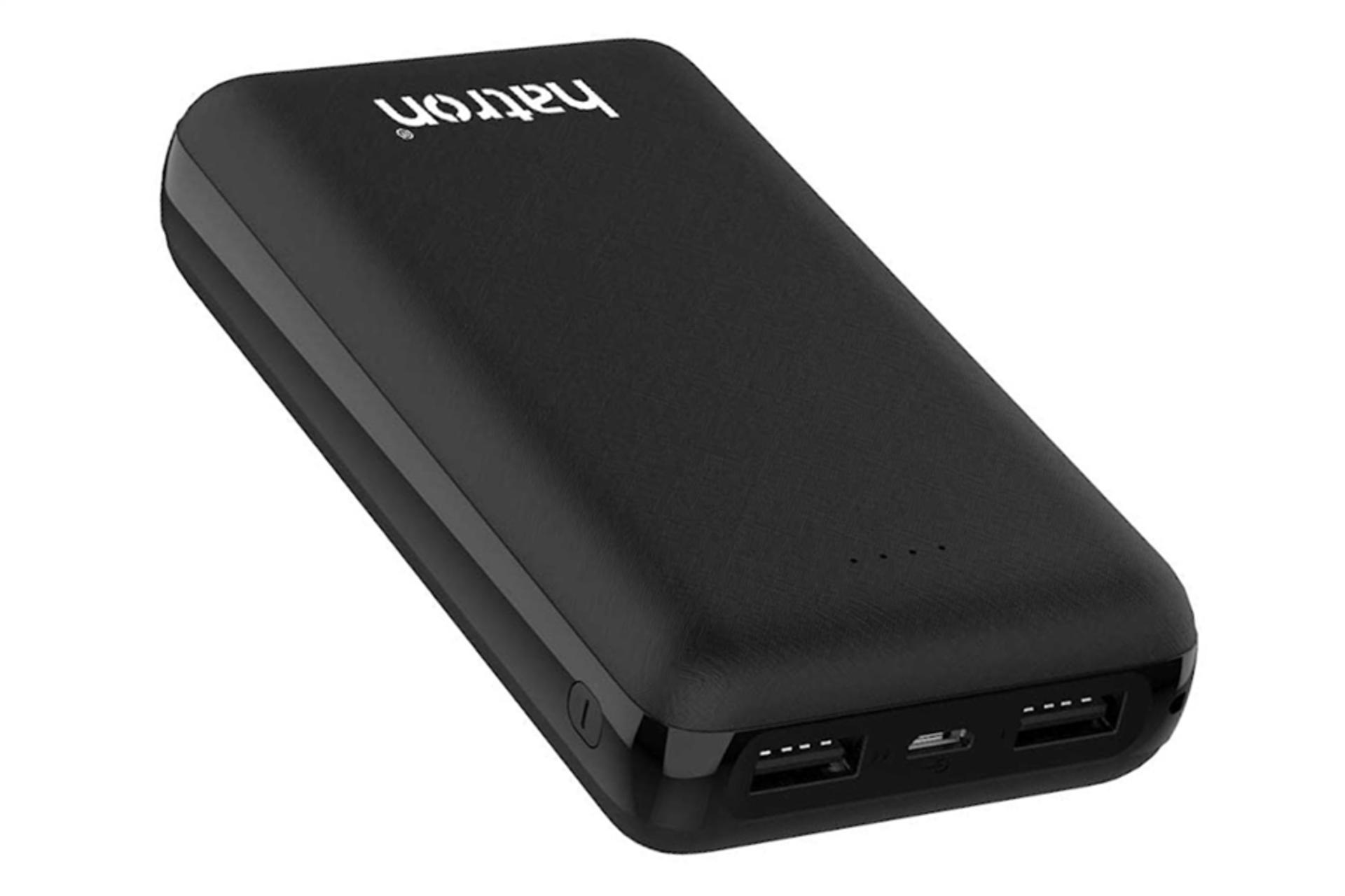 درگاه پاور بانک هترون HPB2063 با ظرفیت 20000 میلی‌آمپر ساعت Hatron HPB2063 20000mAh