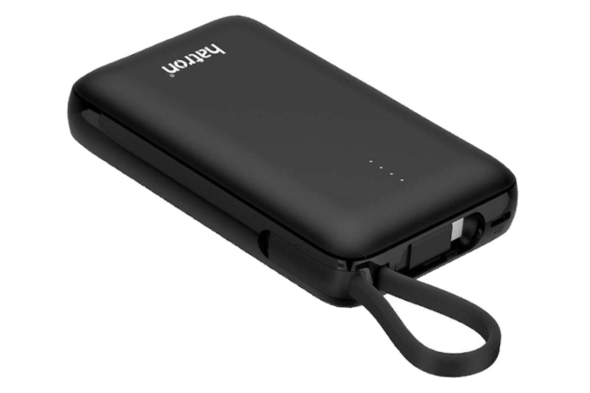 درگاه پاور بانک هترون HPB1074 با ظرفیت 10000 میلی‌آمپر ساعت Hatron HPB1074 10000mAh