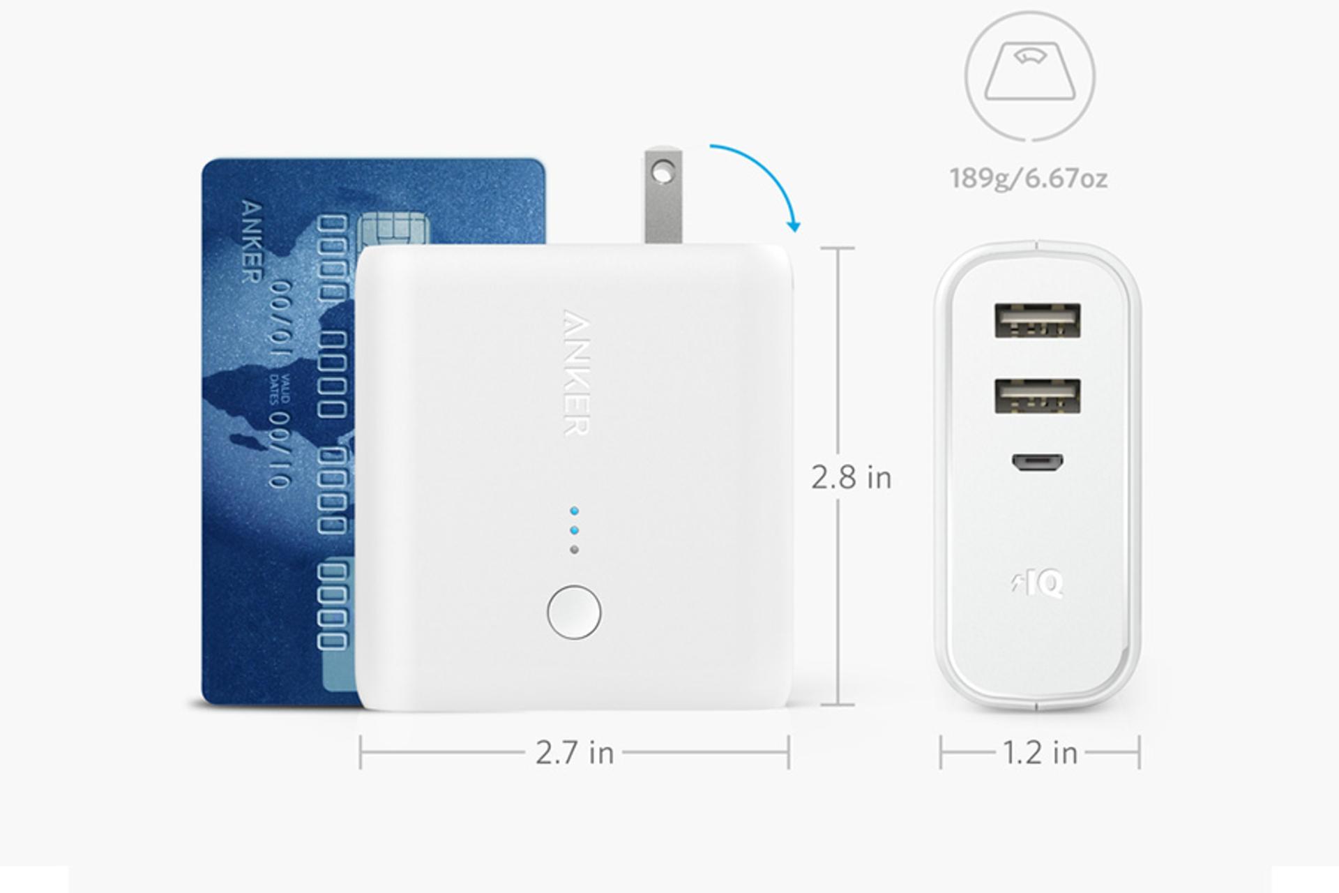 Anker PowerCore Fusion A1621 5000mAh