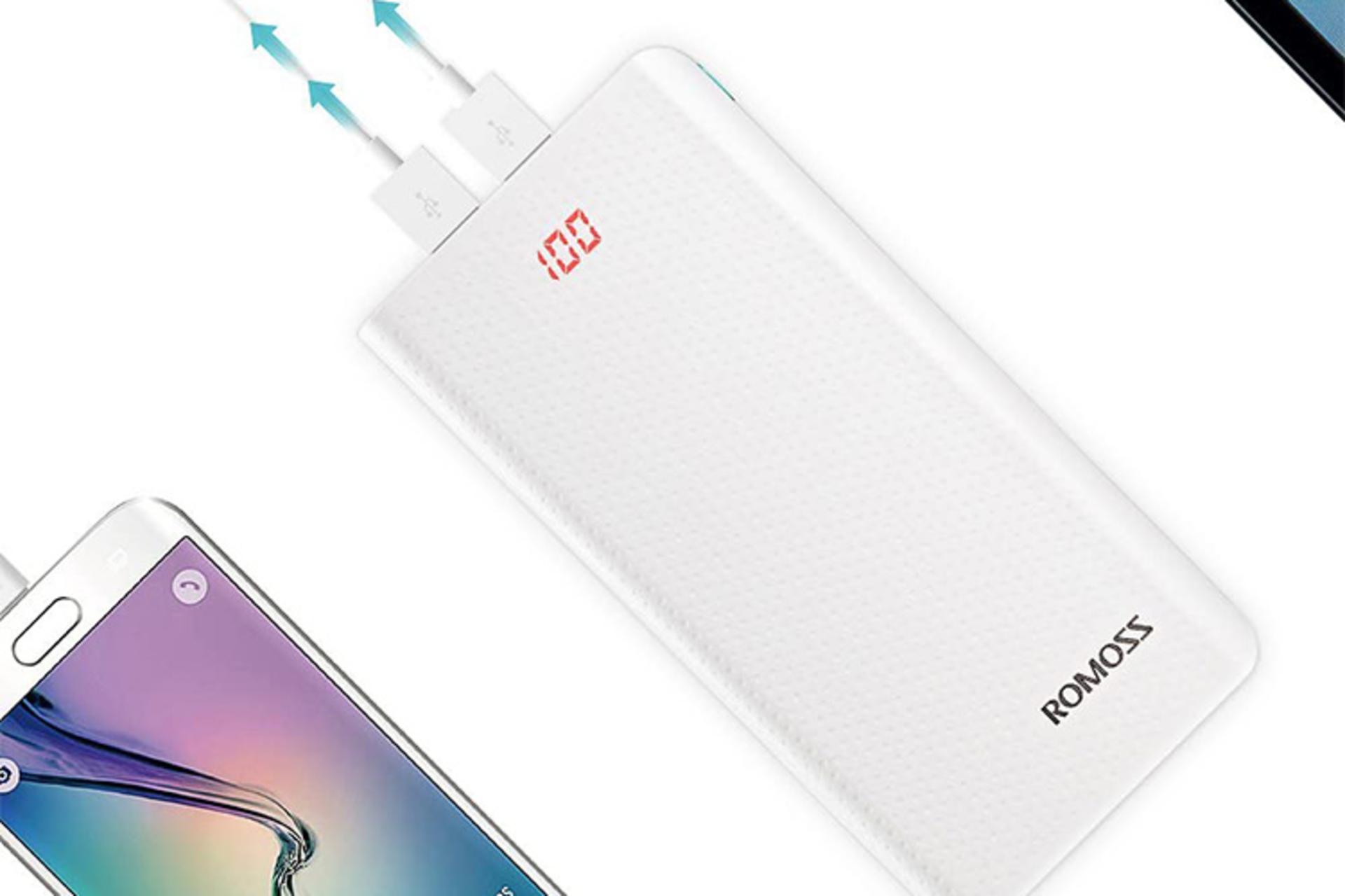 روموس Knight 20 با ظرفیت 20000 میلی‌آمپر ساعت / Romoss Knight20 20000mAh