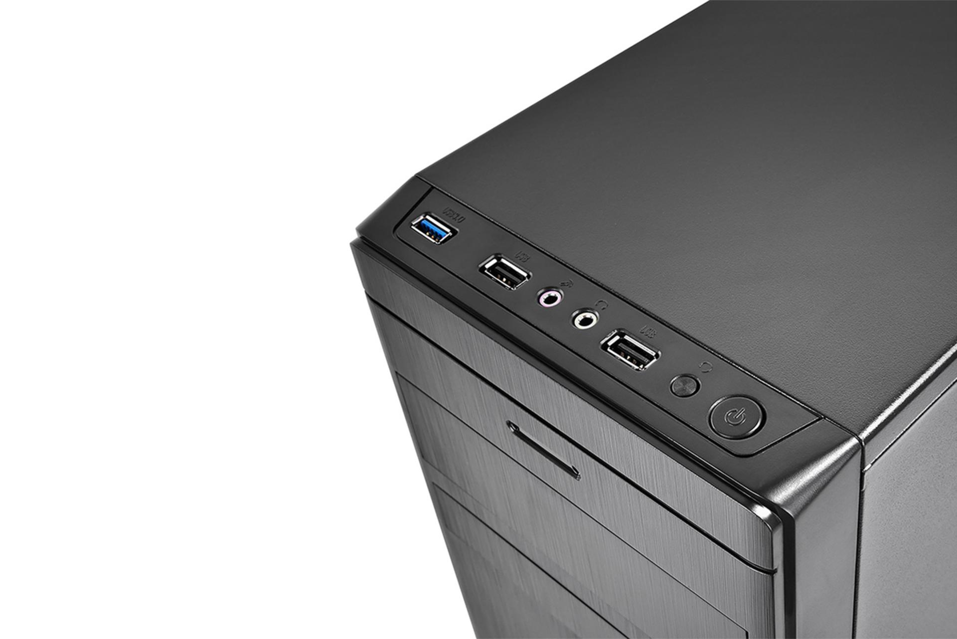 نمای پورت های بالای کیس کامپیوتر دیپ کول WAVE V2