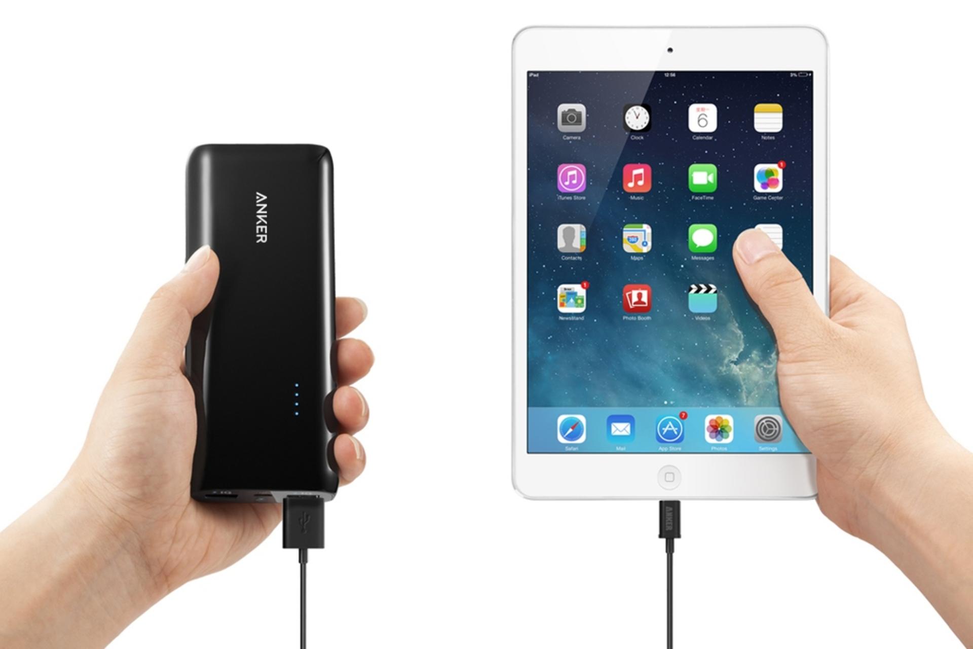 پاور بانک انکر Astro E5 نسل دوم با ظرفیت 16750 میلی‌آمپر ساعت Anker Astro E5 A1208 2nd Gen 16750mA