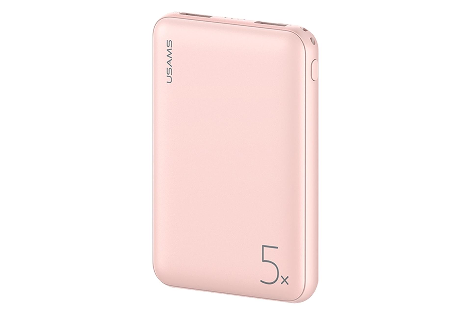 پاور بانک یوسمز US-CD123 PB47 Mini با ظرفیت 5000 میلی‌آمپر ساعت USAMS US-CD123 PB47 Mini 5000mAh ص