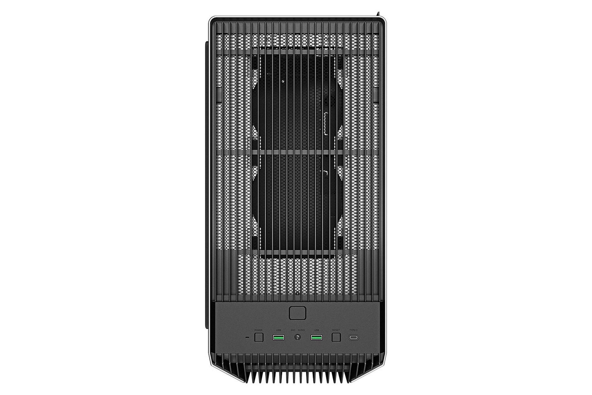 نمای فیلتر و پورت های بالای کیس کامپیوتر دیپ کول CL500 4F