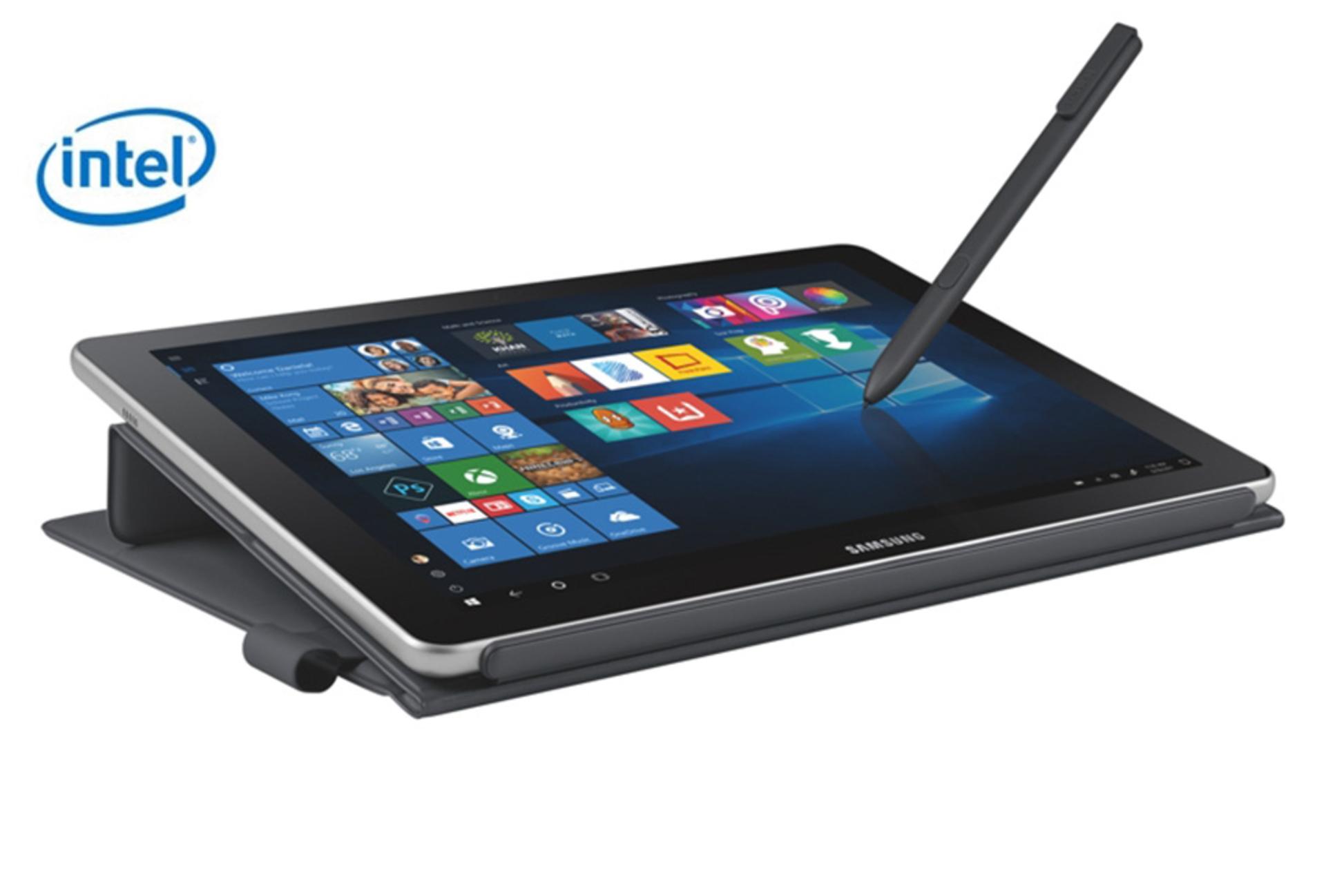 تبلت ویندوزی سامسونگ گلکسی بوک / قلم نوری روی نمایشگر / Samsung Galaxy Book