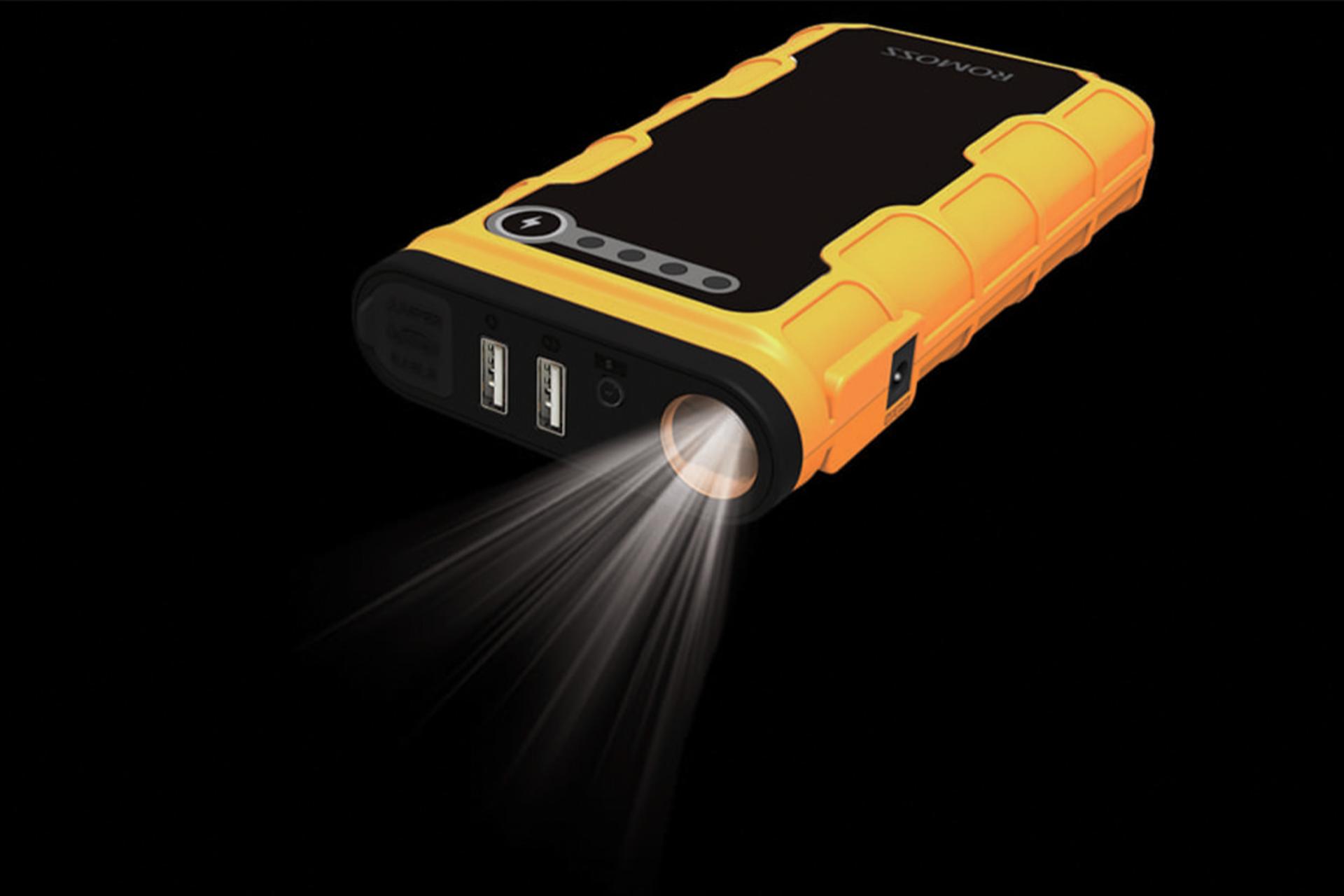 Romoss Jump Starter JS12 12000mAh / روموس جامپ استارتر با ظرفیت 12000 میلی‌آمپر ساعت