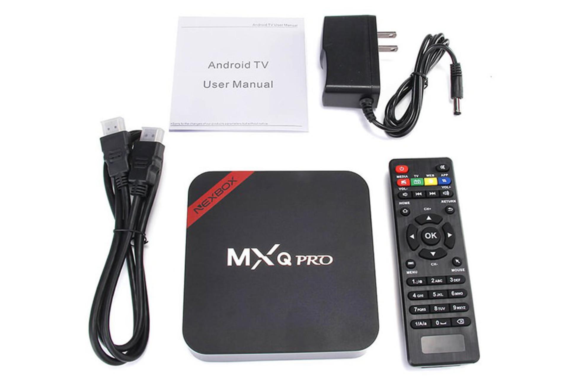 اقلام همراه اندروید باکس مکس کیو پرو 4K