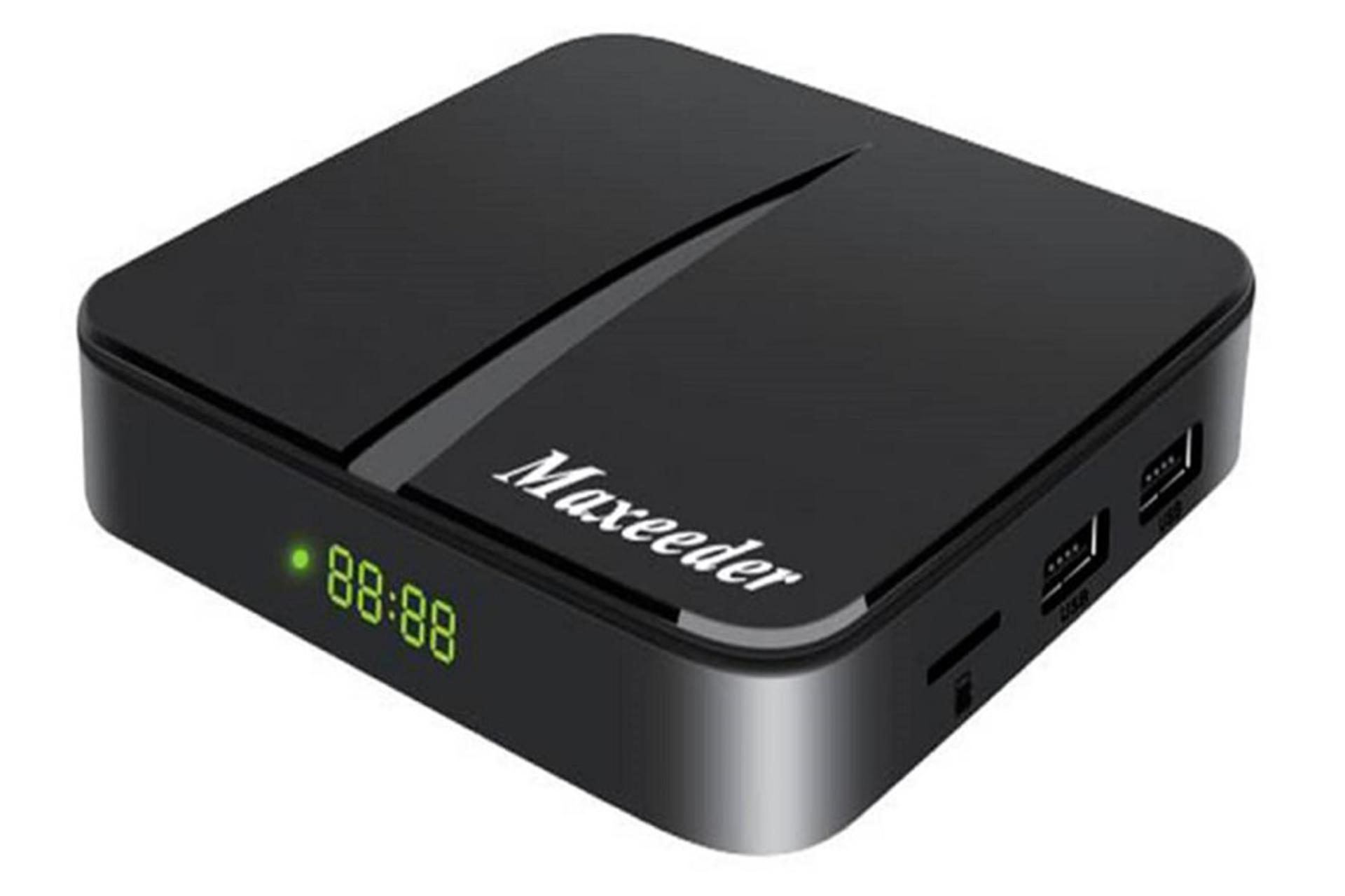 نمای روبرو و نمایشگر اندروید باکس مکسیدر MX-AT3 JS1621