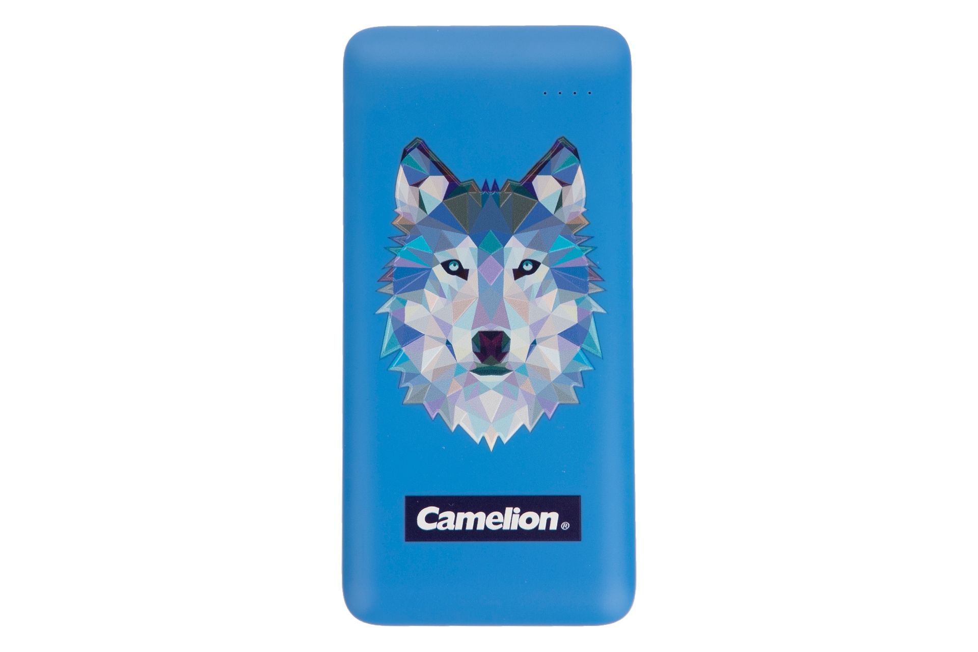 نمای روبرو پاور بانک کملیون PS723 با ظرفیت 8000 میلی‌آمپر ساعت Camelion PS723 8000mAh آبی