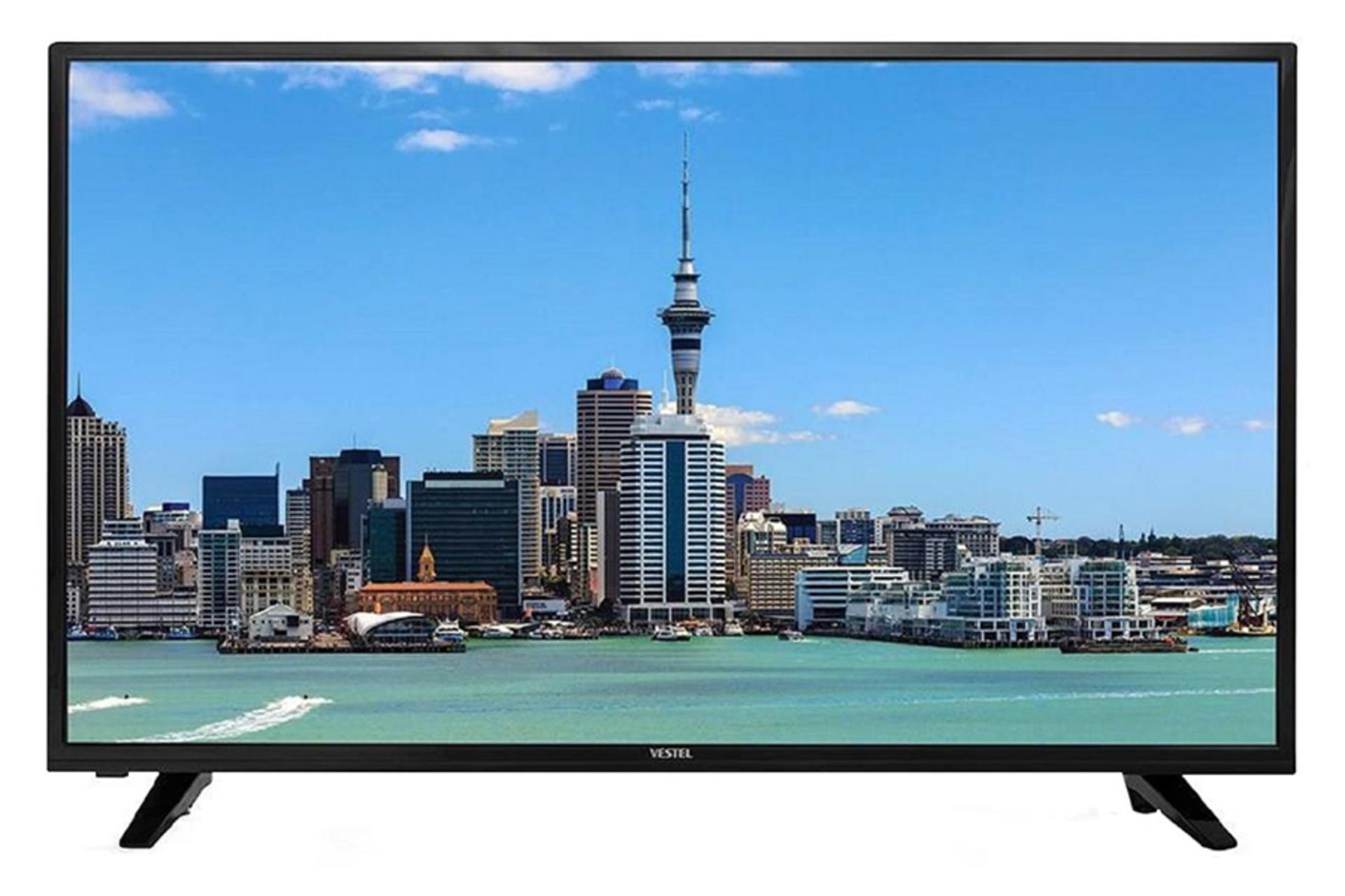 نمای جلو تلویزیون وستل FA3100T مدل 43 اینچ با صفحه روشن