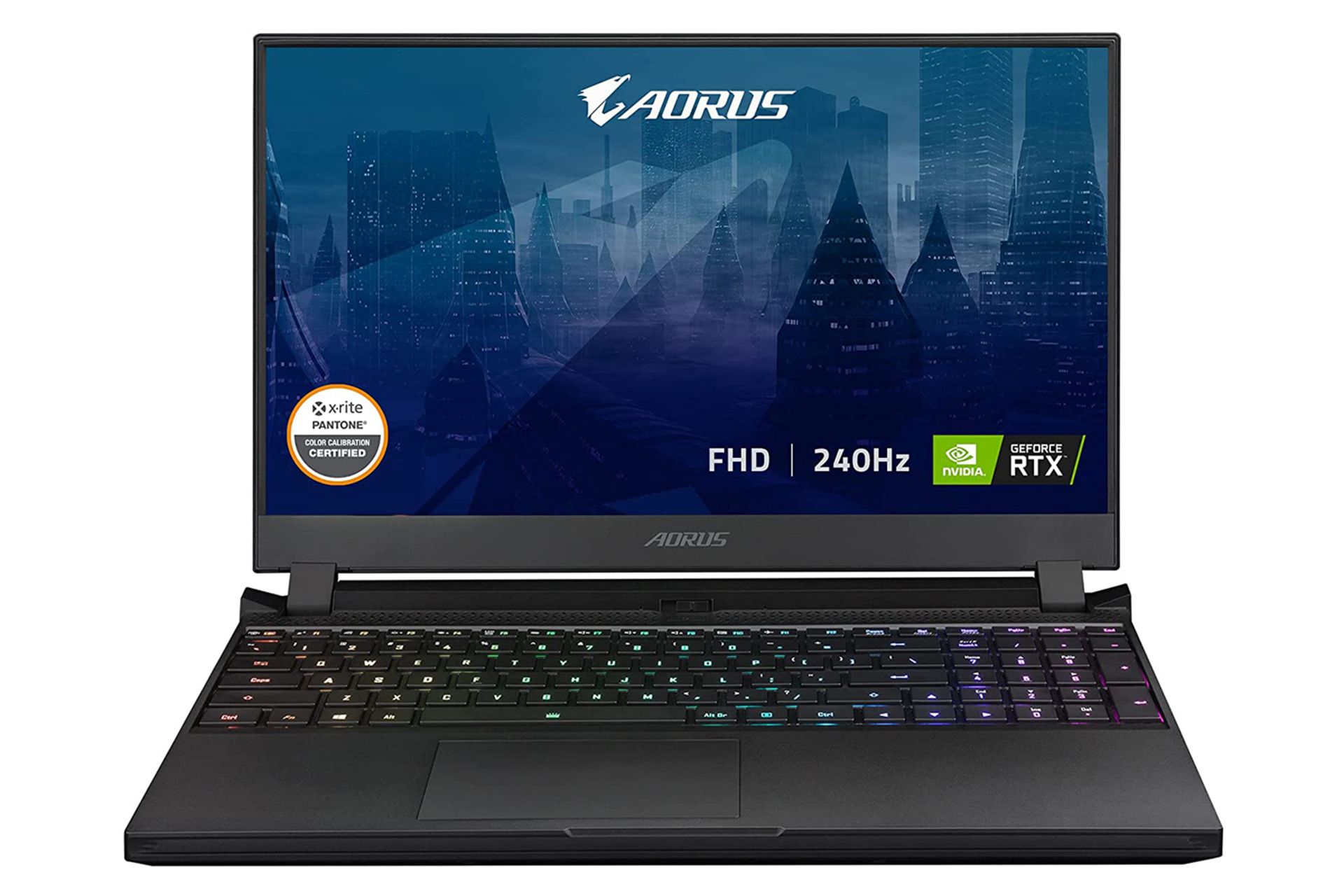 نمای جلو لپ تاپ گیگابایت Aorus 15P-KD