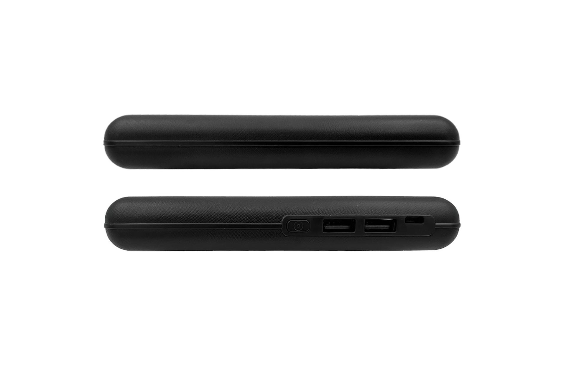 نمای جانبی پاور بانک کینگ استار KP6010 با ظرفیت 6000 میلی‌آمپر ساعت KingStar KP6010 6000mAh مشکی