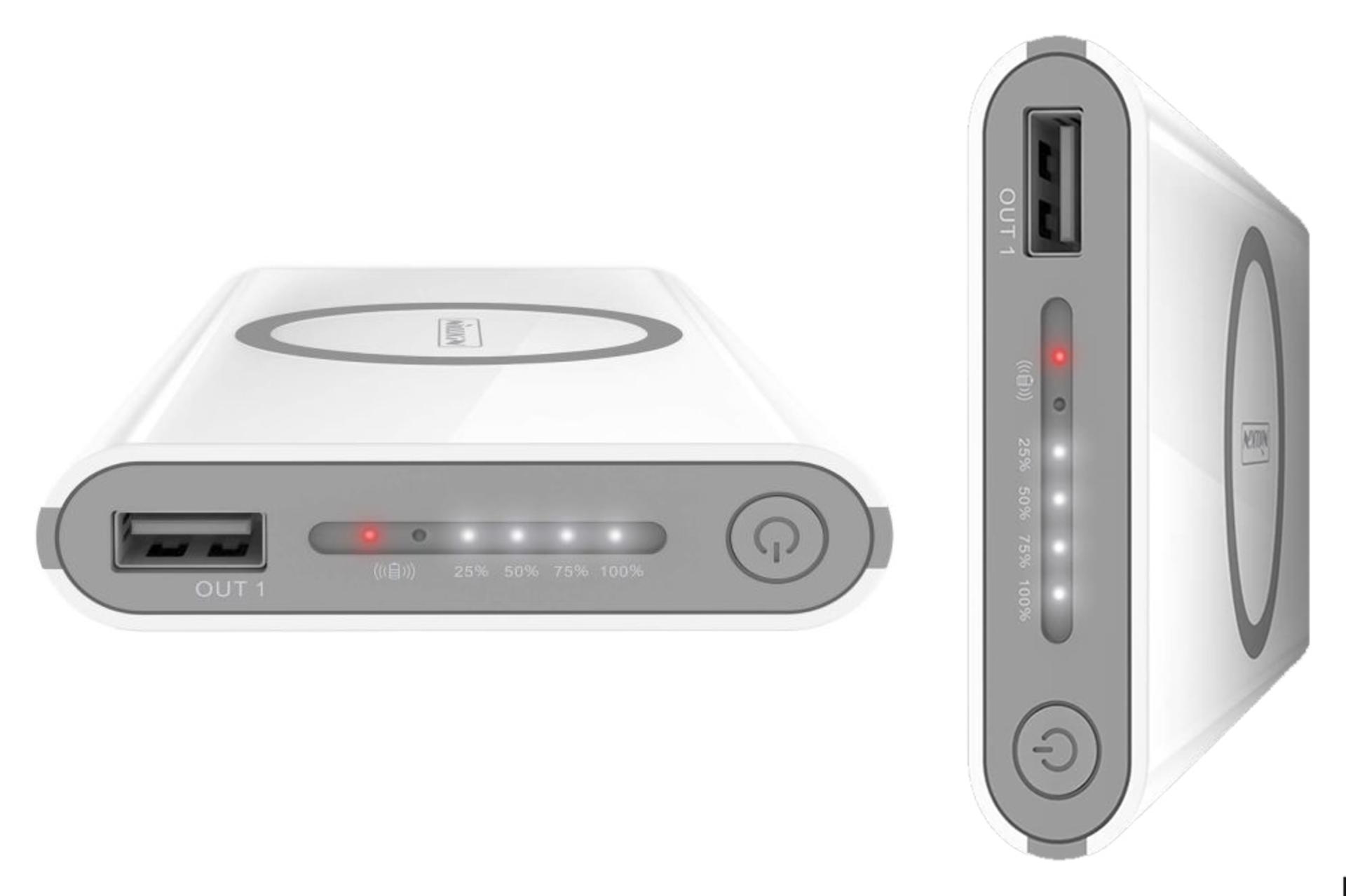 درگاه پاور بانک نیلکین Nillkin iStar VA10 10000mAh با ظرفیت 10000 میلی‌آمپر ساعت با امکان شارژ وای