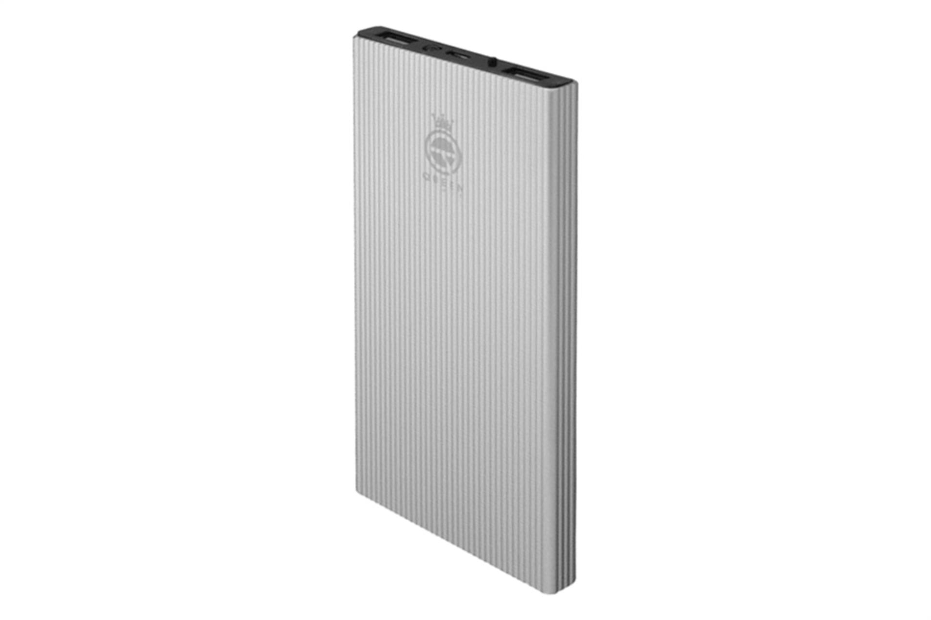 پاور بانک کویین تک Queen Tech QT-12 10000mAh با ظرفیت 10000 میلی‌آمپر ساعت سفید
