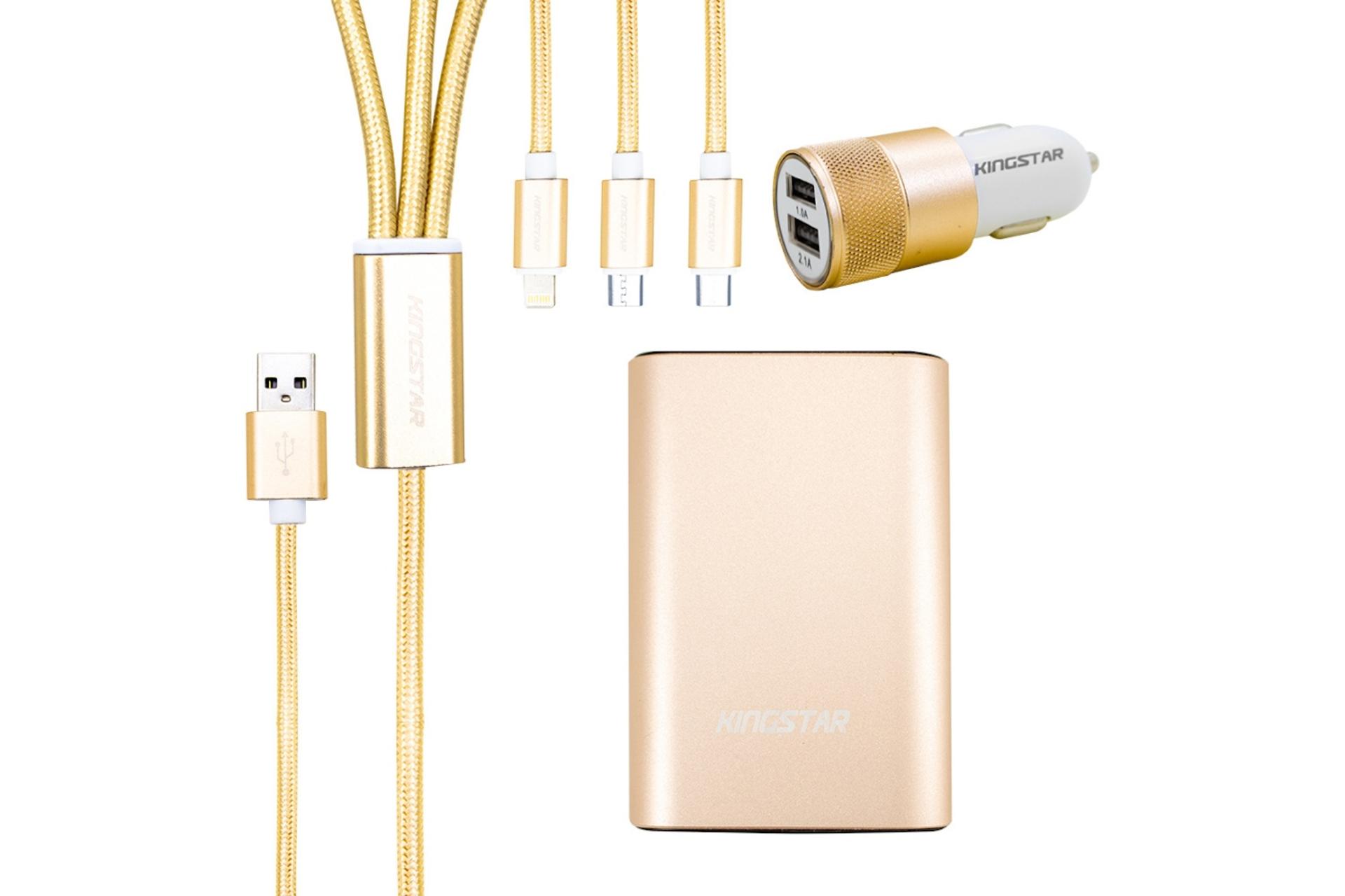 اقلام همراه پاور بانک کینگ استار KP BOX70 با ظرفیت 5400 میلی‌آمپر ساعت KingStar KP BOX70 5400mAh