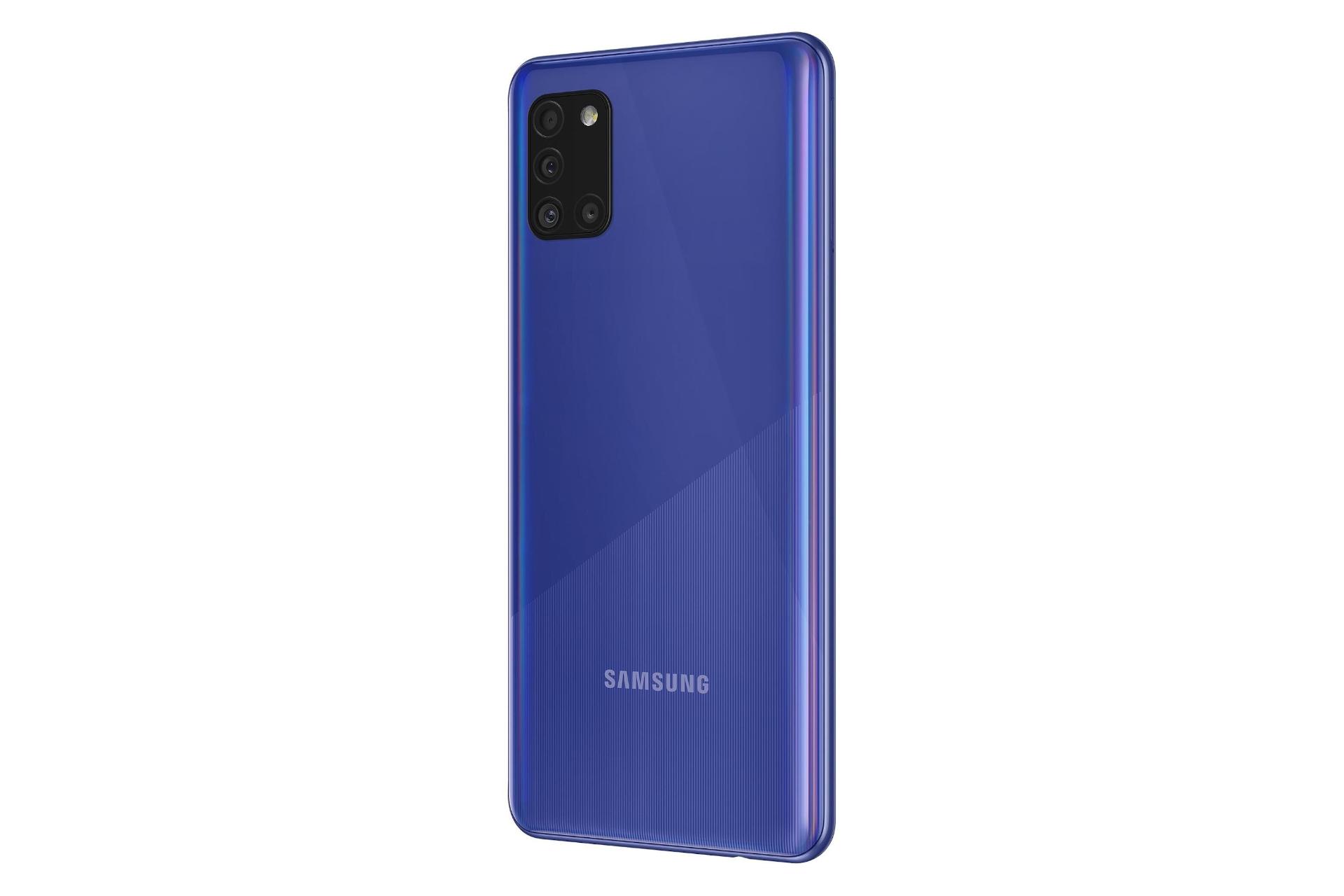 نمای راست گوشی موبایل گلکسی A31 سامسونگ Samsung Galaxy A31 آبی