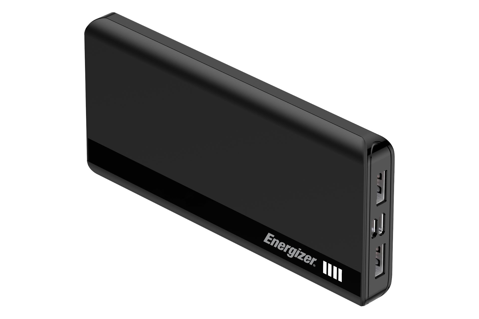 درگاه پاور بانک انرجایزر UE10054 با ظرفیت 10000 میلی‌آمپر ساعت Energizer UE10054 10000mAh مشکی