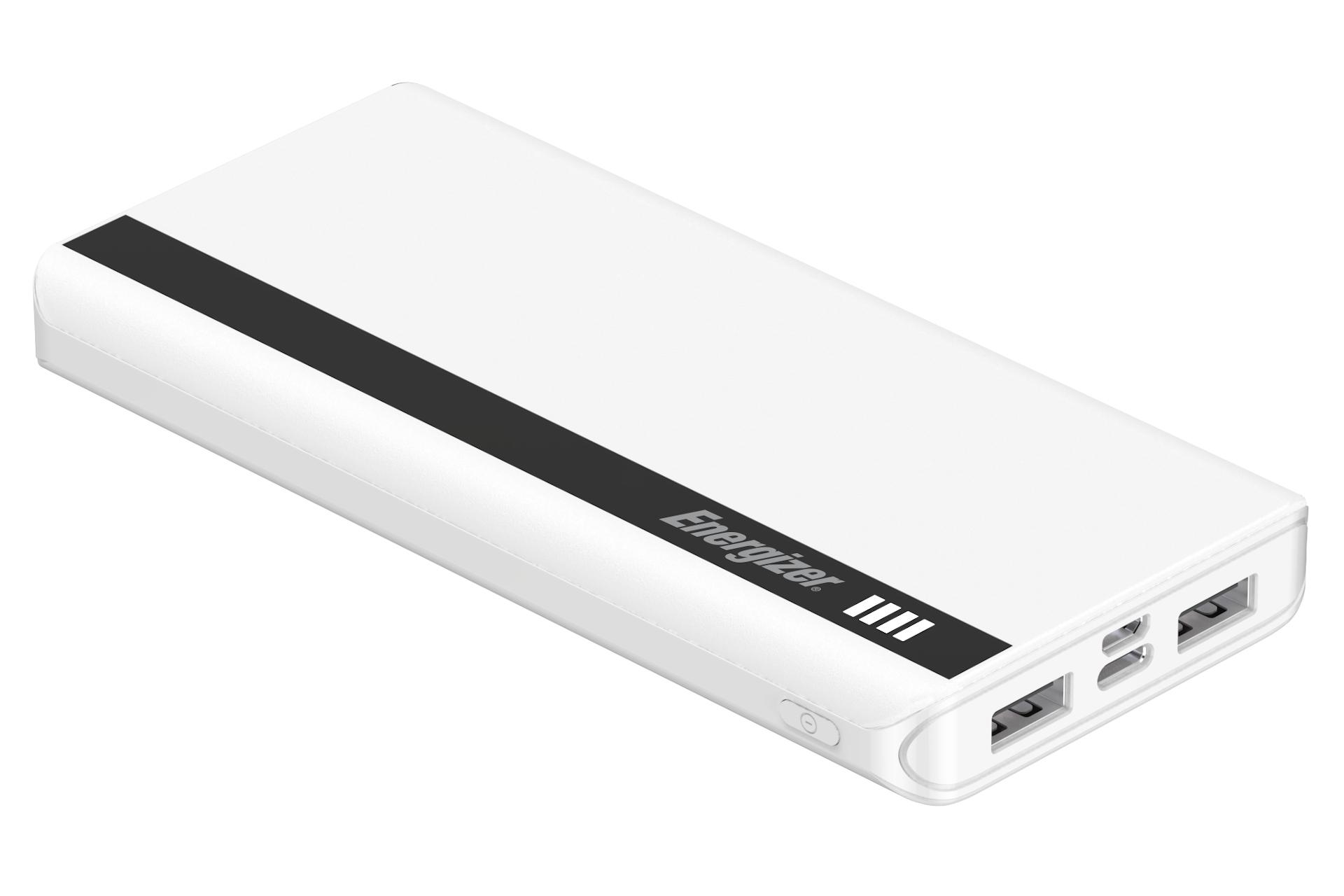 پاور بانک انرجایزر UE10054 با ظرفیت 10000 میلی‌آمپر ساعت Energizer UE10054 10000mAh سفید