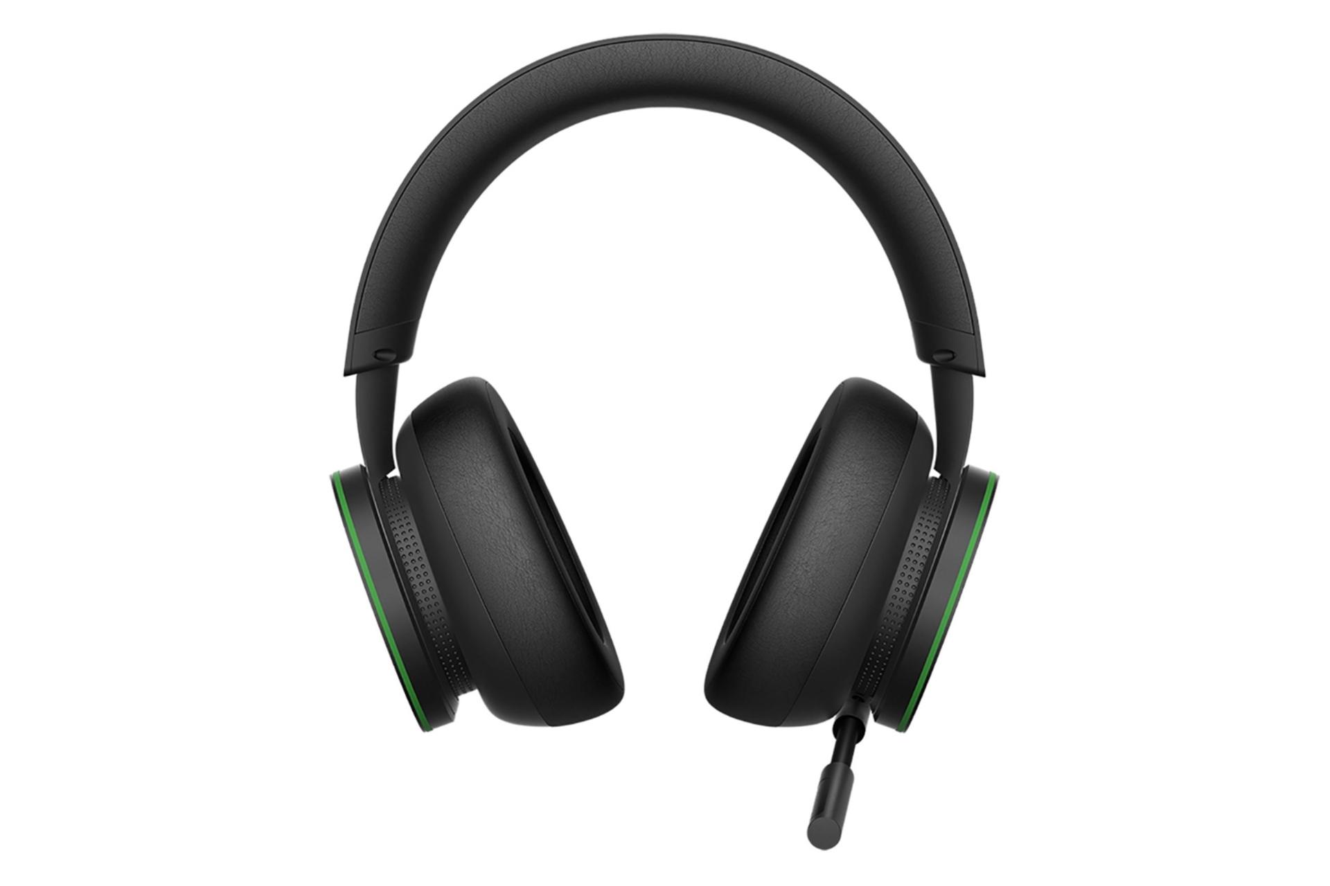 نمای روبرو هدفون ایکس باکس وایرلس هدست Xbox Wireless Headset