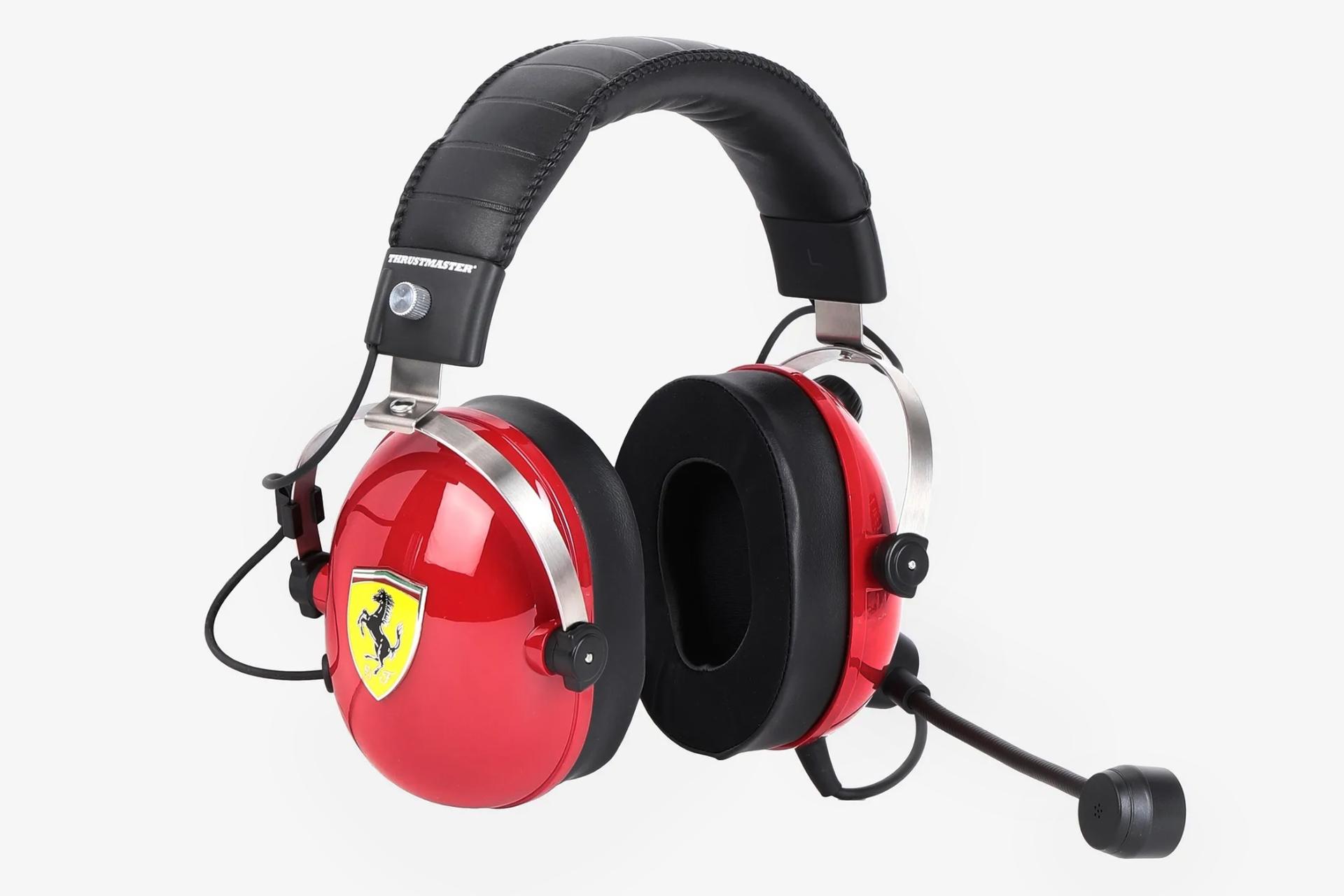 هدست گیمینگ تراستمستر نسخه فراری Thrustmaster T.Racing Scuderia Ferrari Edition