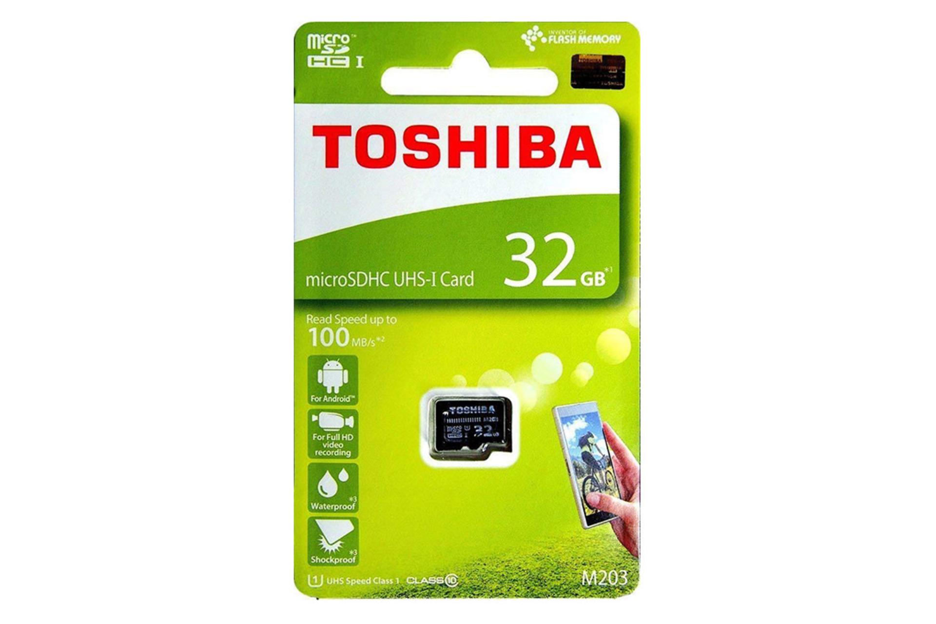 Toshiba M203 microSDHC Class 10 UHS-I 16GB