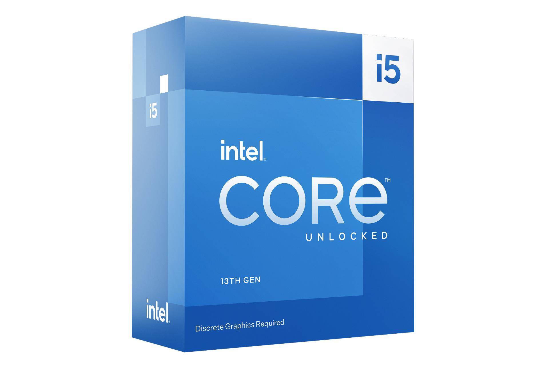 نمای چپ جعبه پردازنده اینتل Intel Core i5-13600KF