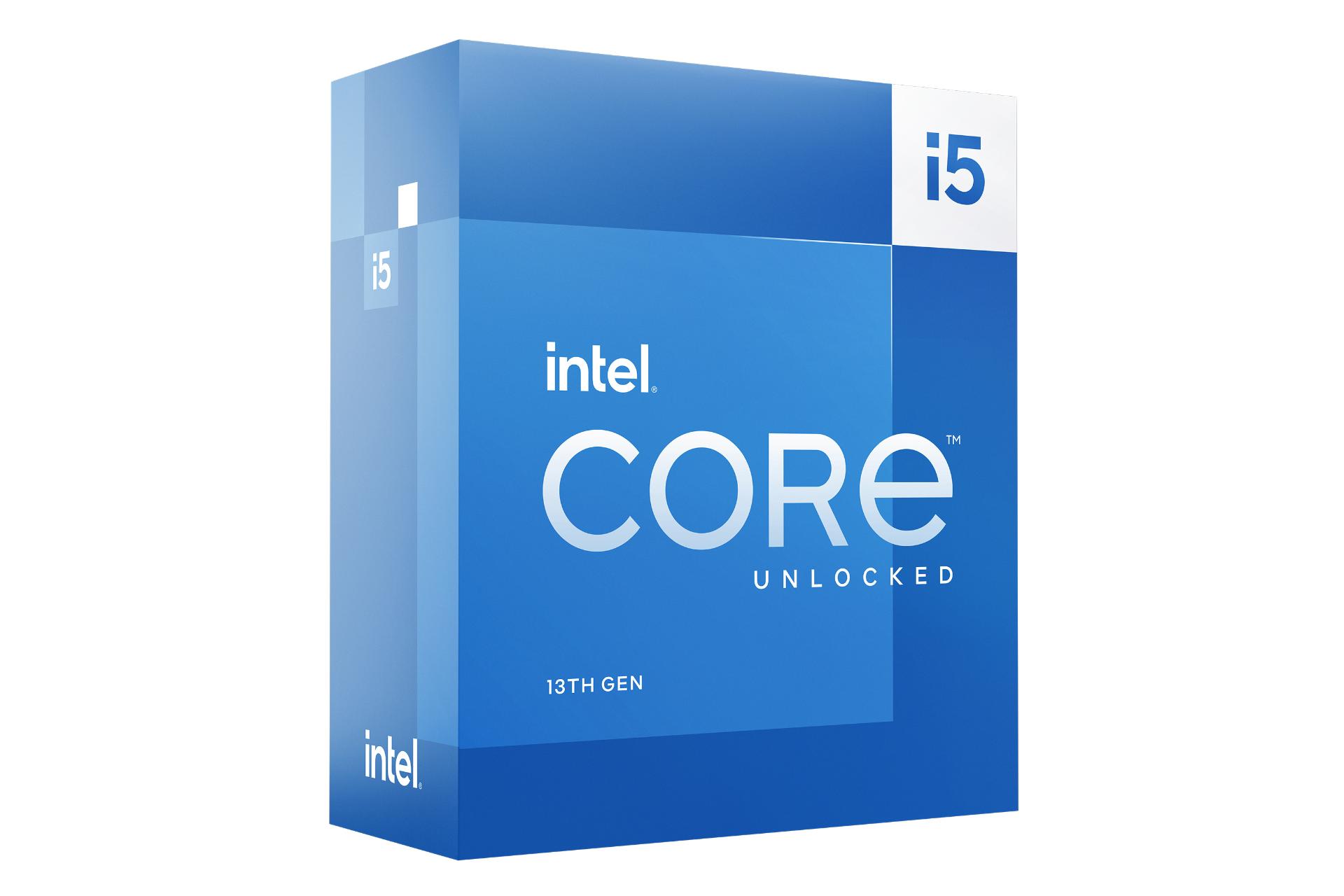 نمای چپ جعبه پردازنده اینتل Intel Core i5-13600K