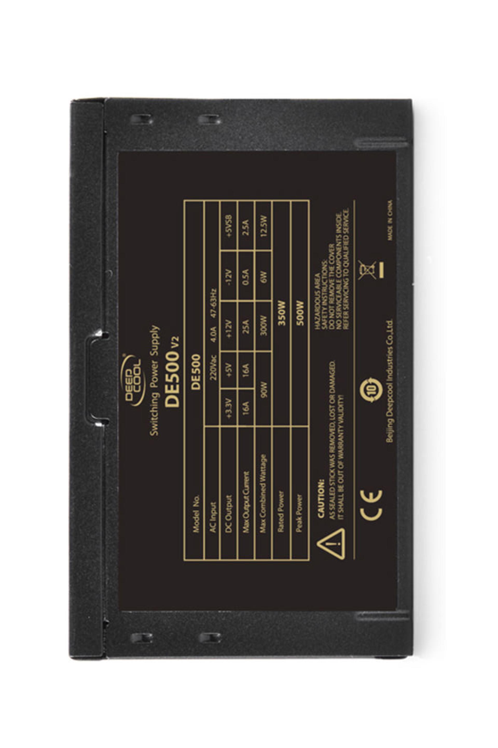 پاور کامپیوتر دیپ کول DE500 با توان 350 وات نمای جانبی