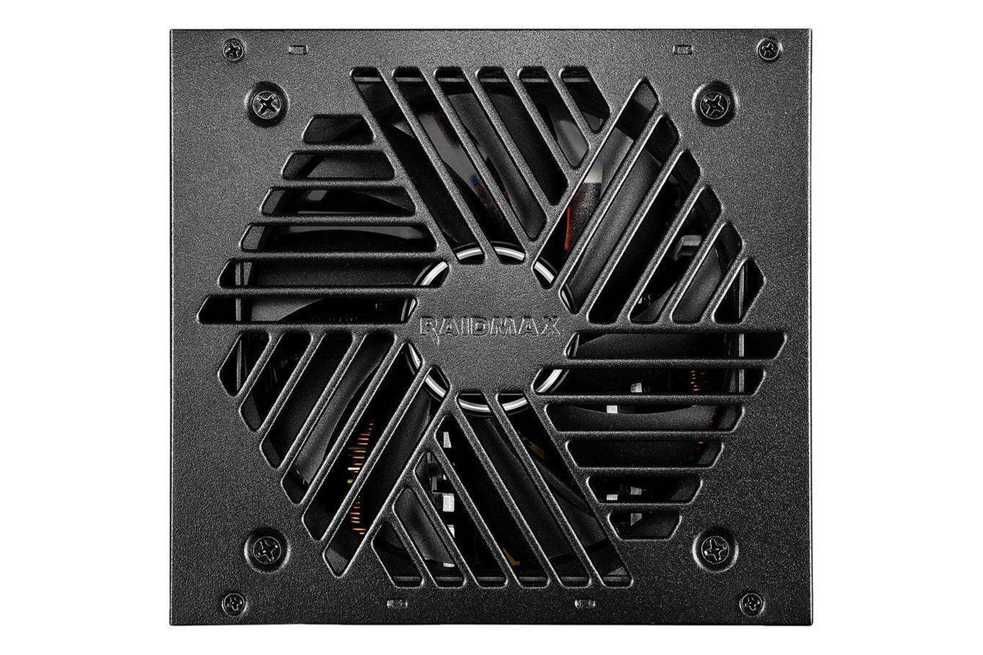 پاور کامپیوتر ریدمکس VORTEX GOLD RX-600AE-V با توان 600 وات نمای فن