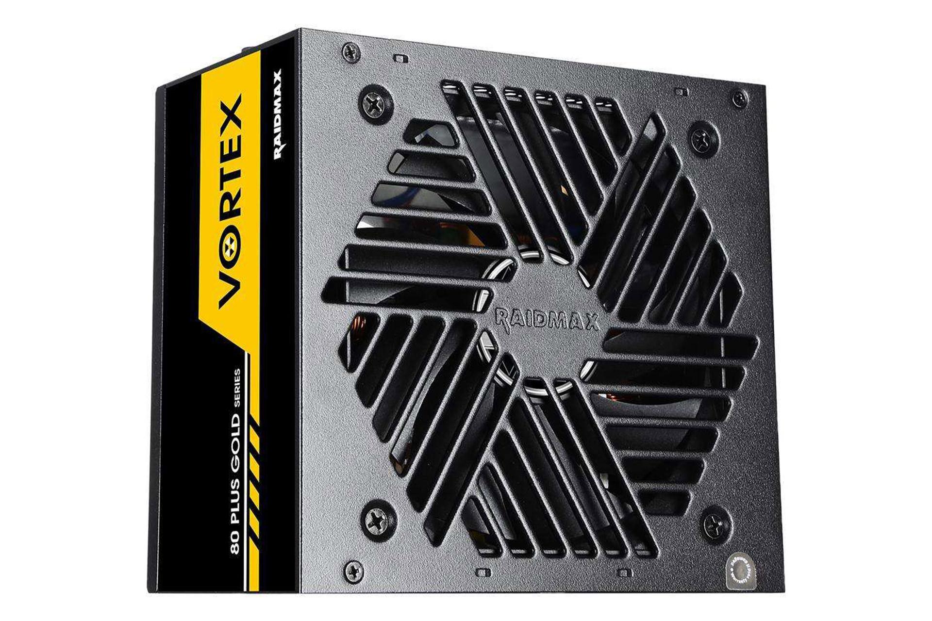 پاور کامپیوتر ریدمکس VORTEX GOLD RX-600AE-V با توان 600 وات نمای جانبی