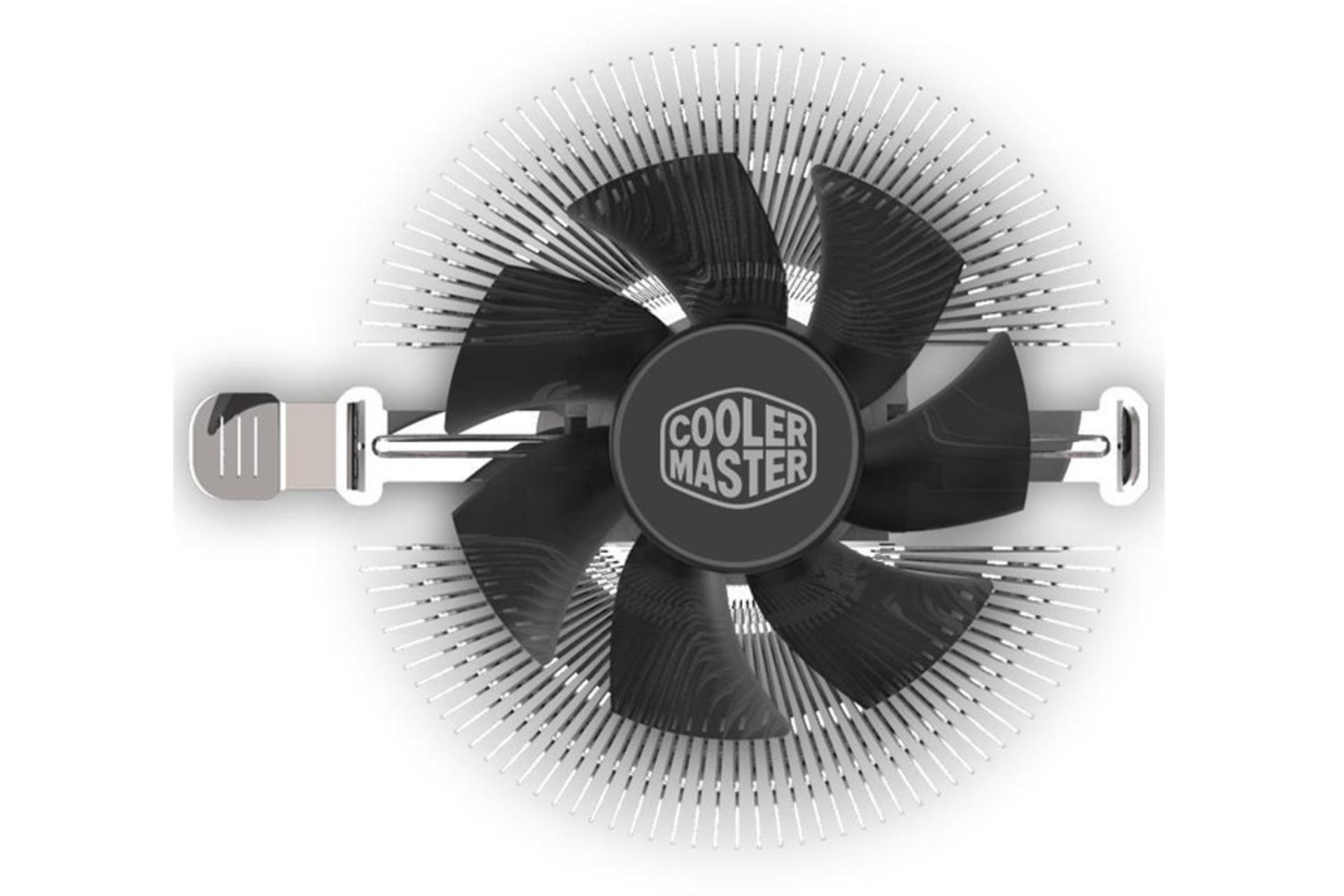 نمای فن خنک کننده کولر مستر Nighthawk Z50