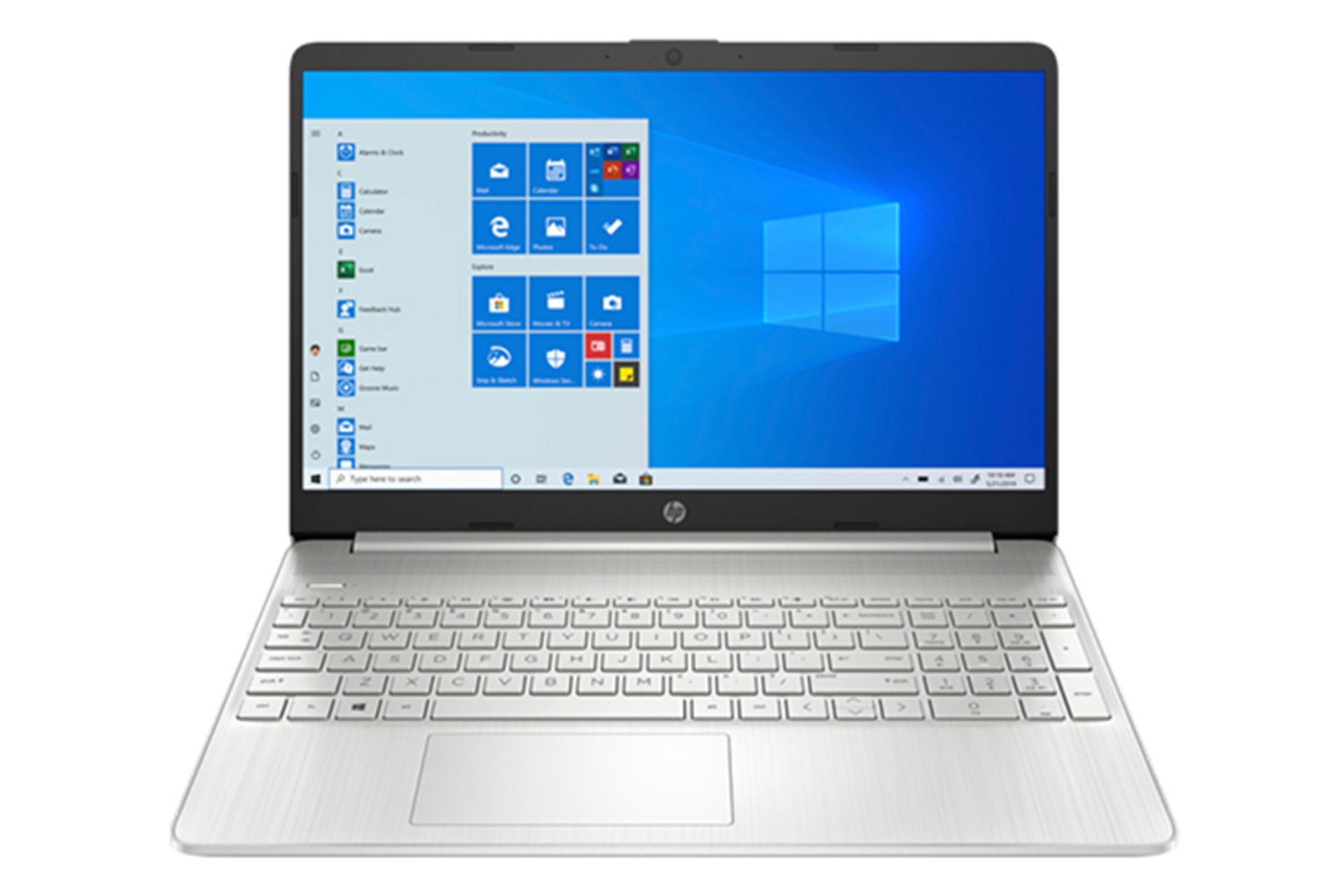 نمای جلو لپ تاپ اچ پی 15s-EQ2011