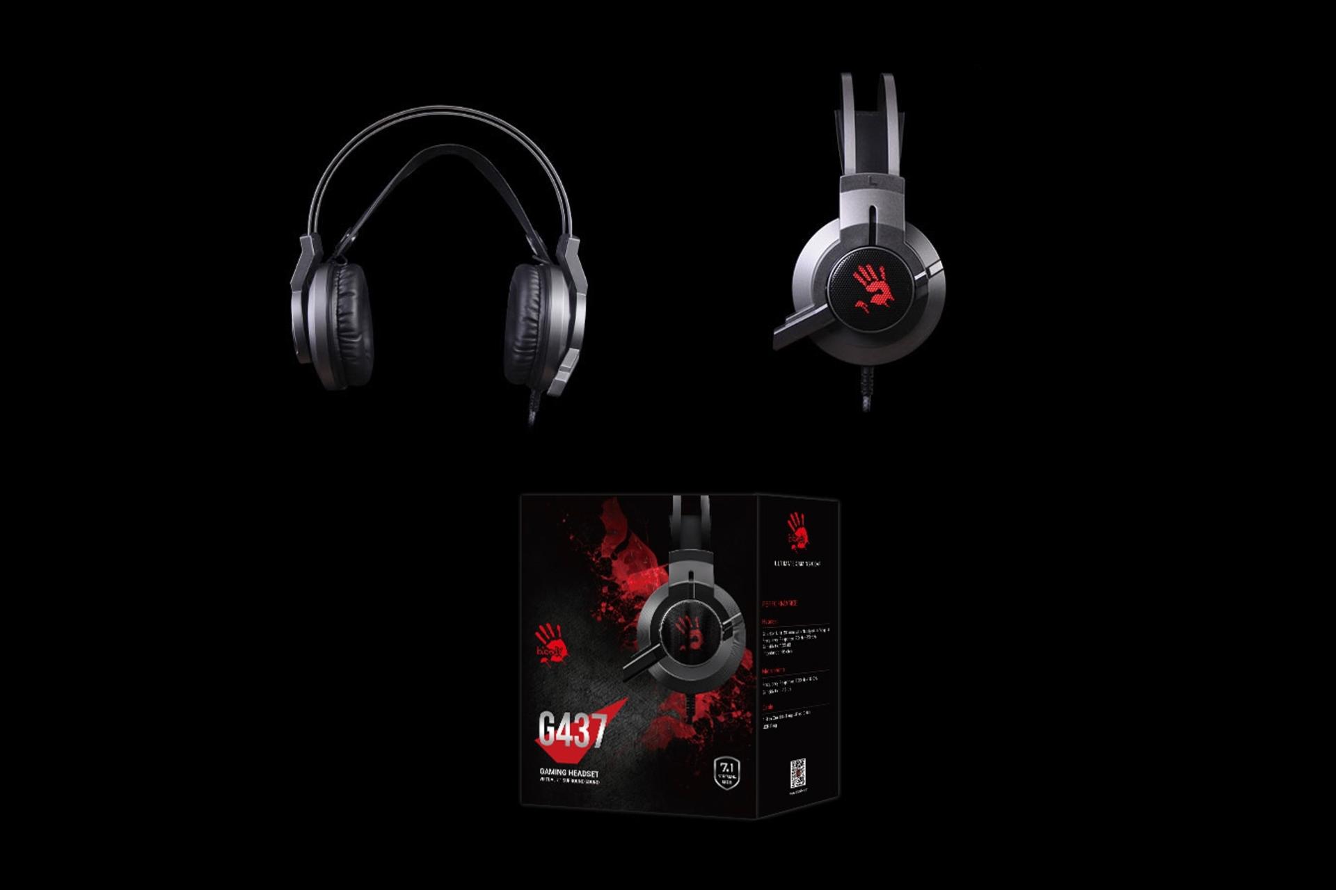 جعبه هدست گیمینگ بلادی Bloody G437