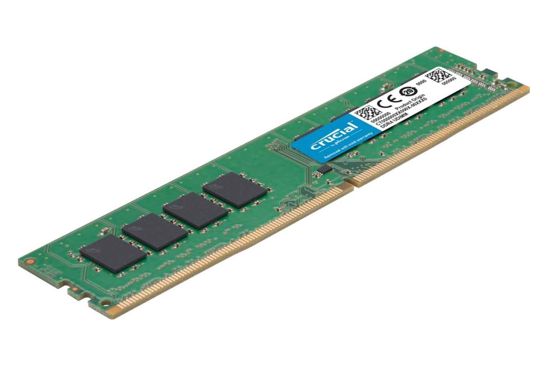 نمای چپ رم کروشیال CT8G4DFS824A ظرفیت 8 گیگابایت از نوع DDR4-2400