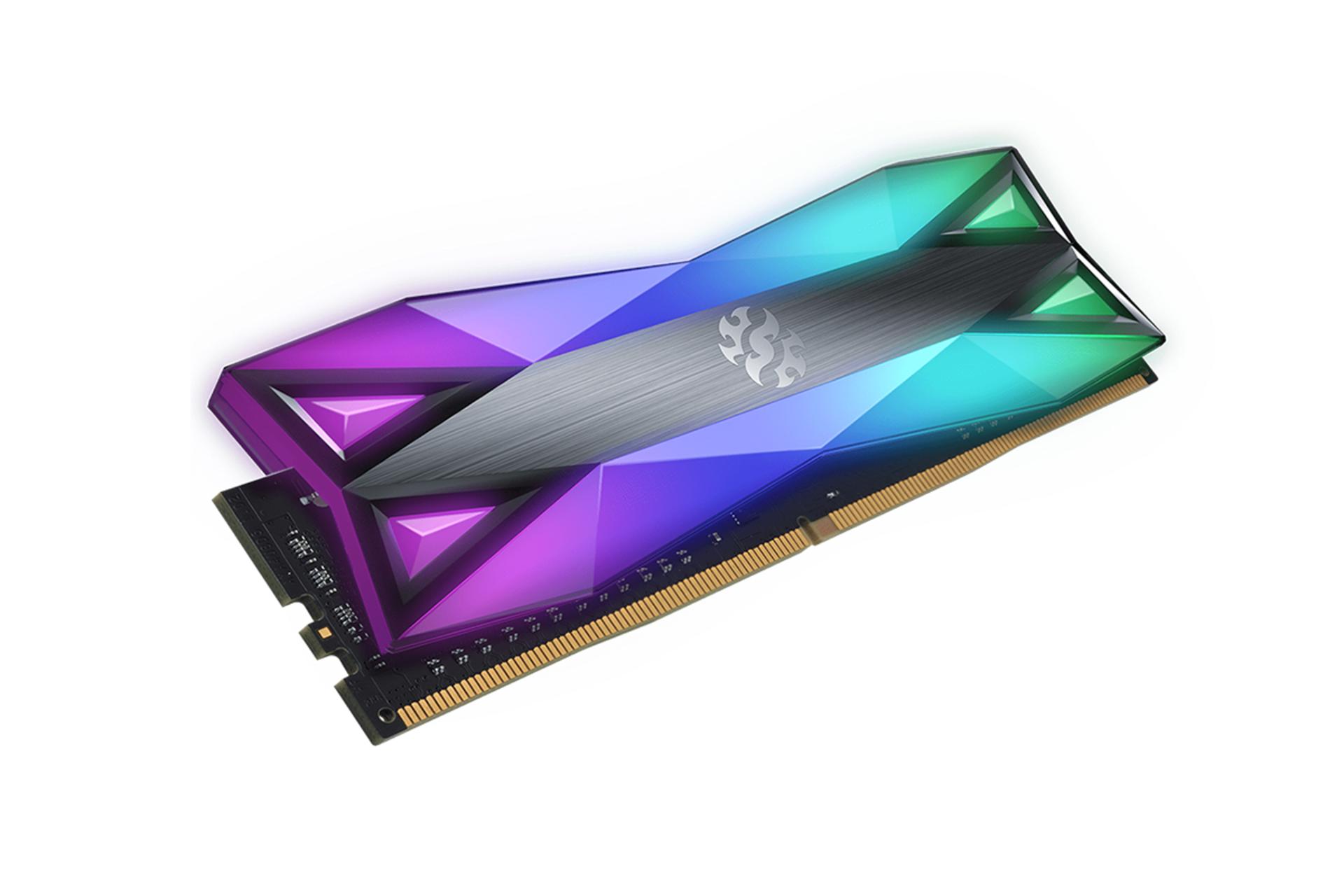 نمای کنار رم ای دیتا XPG SPECTRIX D60G ظرفیت 8 گیگابایت از نوع DDR4-3600