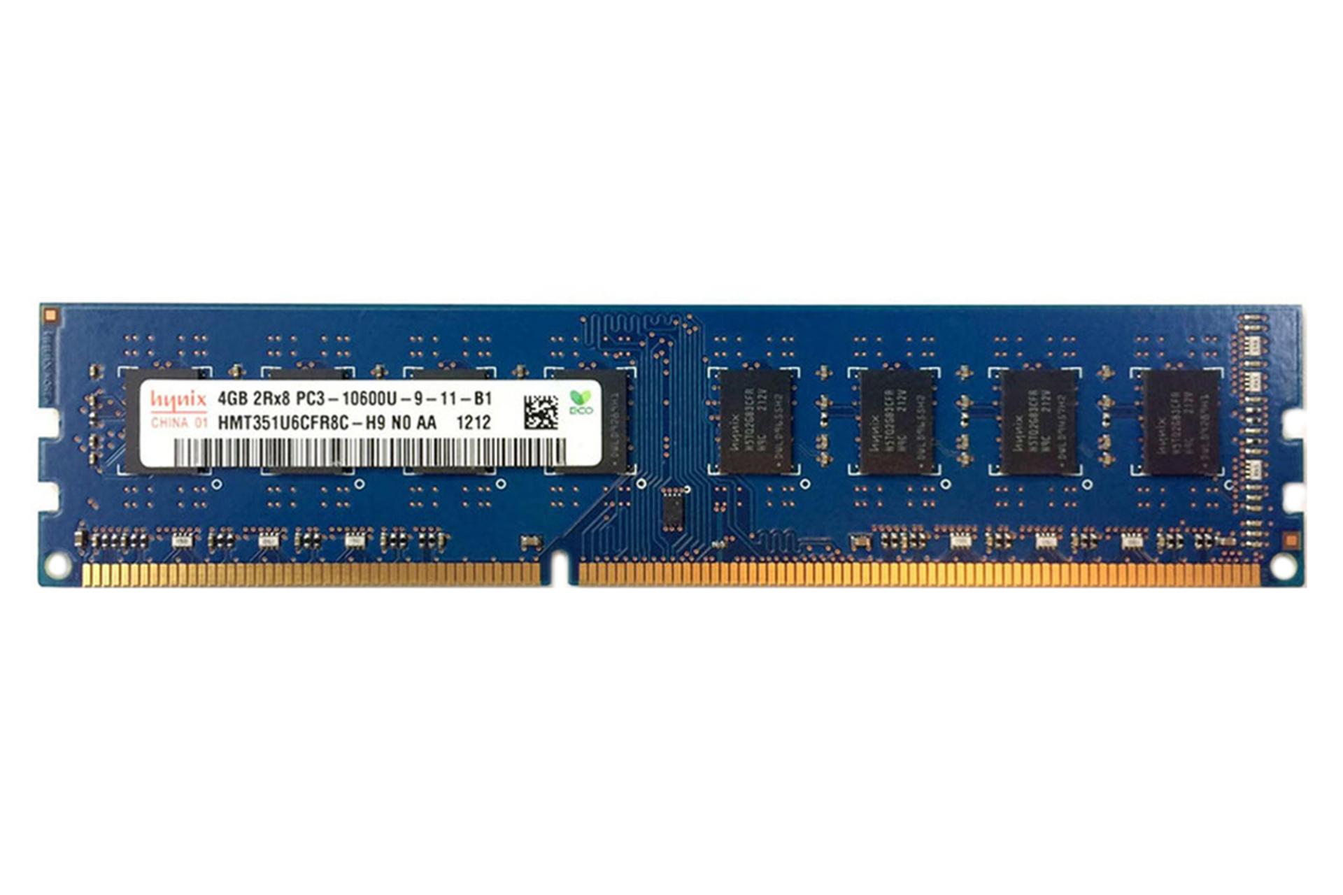 رم اس کی هاینیکس HMT351U6CFR8C-H9 ظرفیت 4 گیگابایت از نوع DDR3-1333